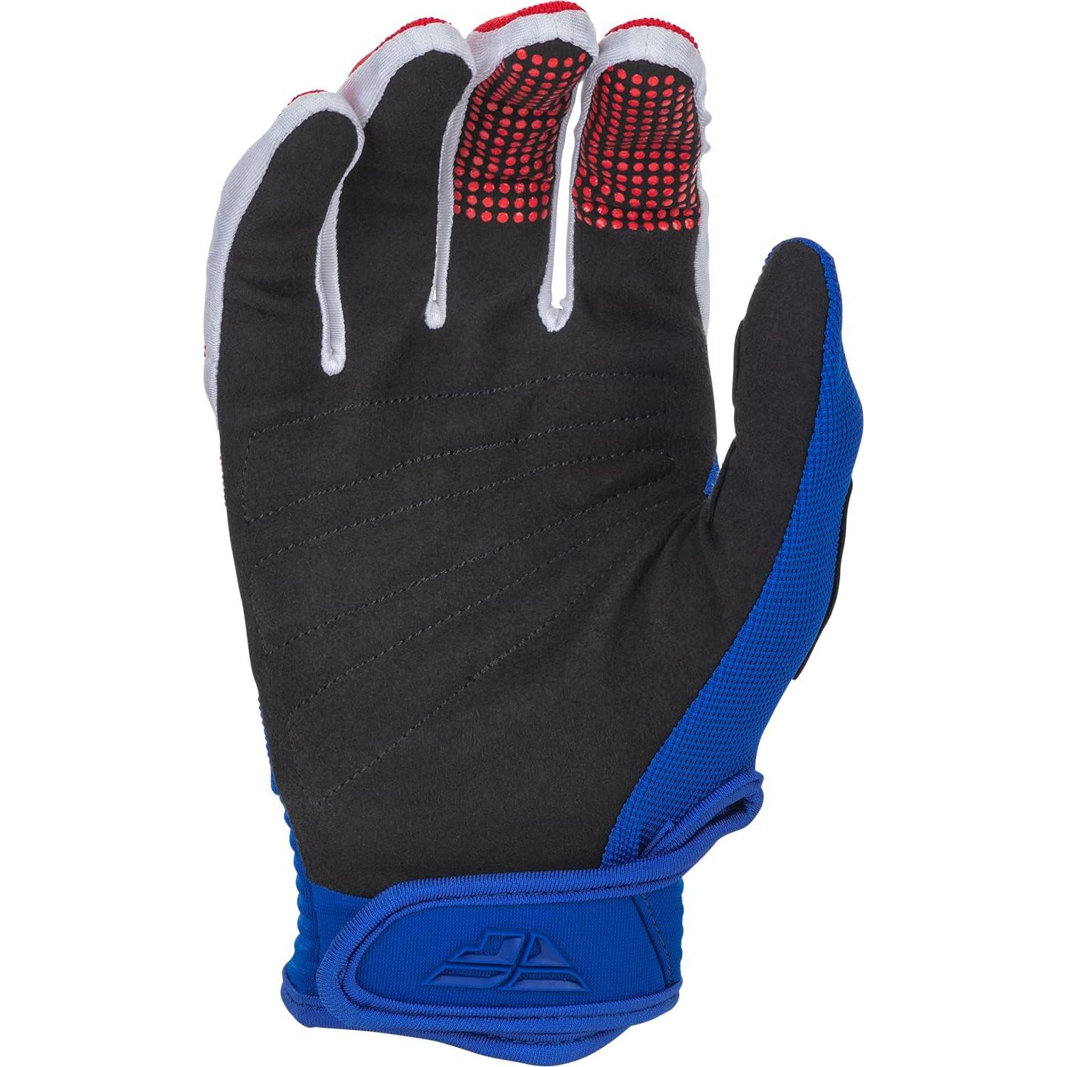 Guantes Fly Racing F-16 Adulto Rojo/Blanco/Azul XX-Grande