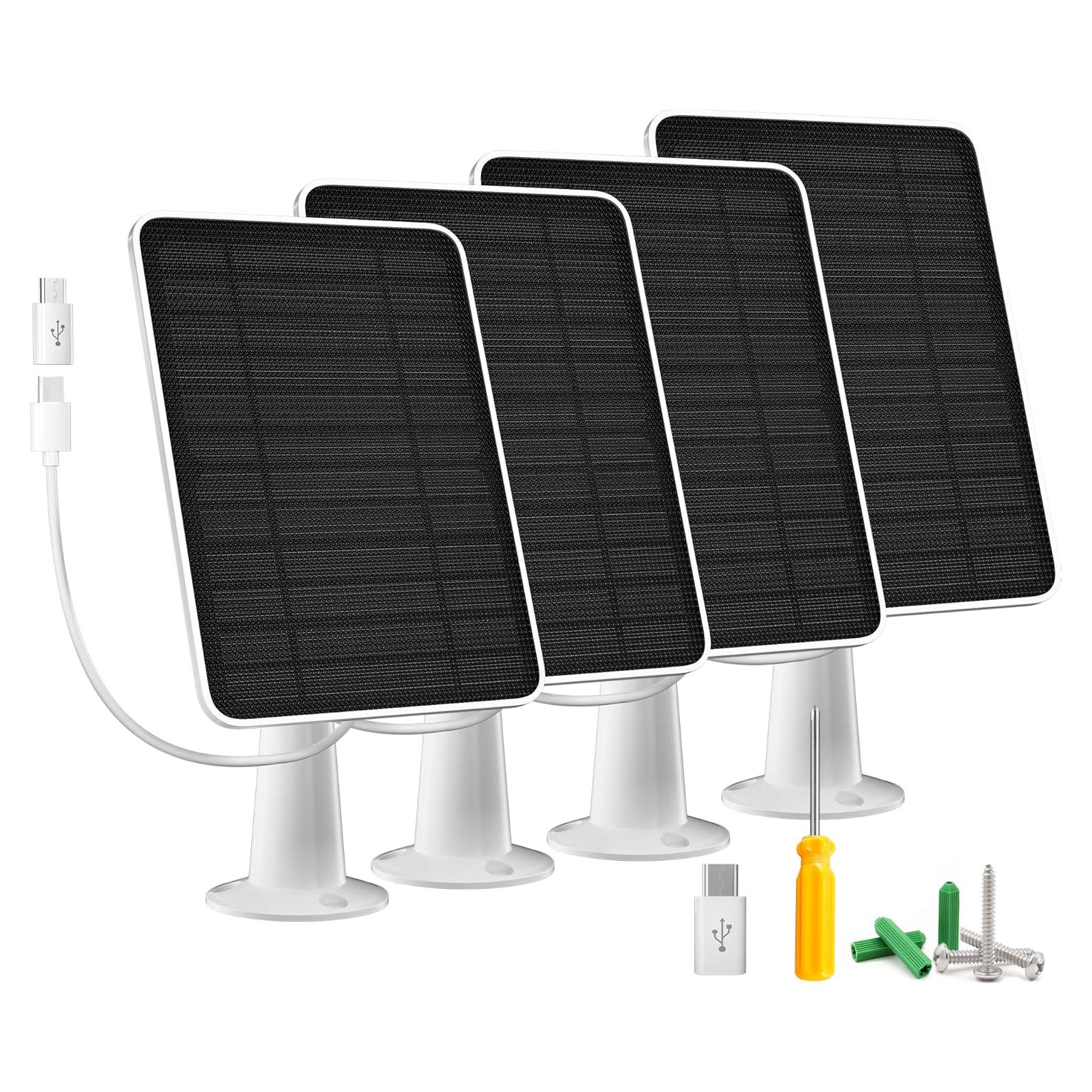 Cargador Solar WININMETA 5W para Cámara Arlo Essential 2da Gen