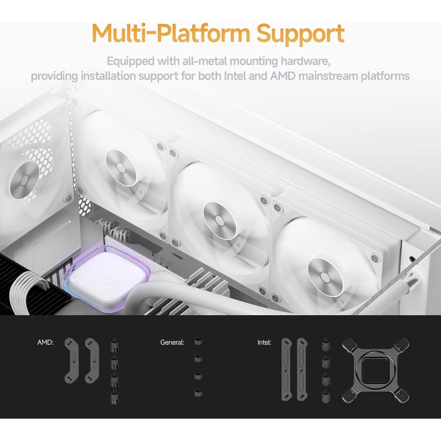 Enfriador Líquido de CPU Ocypus Iota L36 360mm ARGB Blanco
