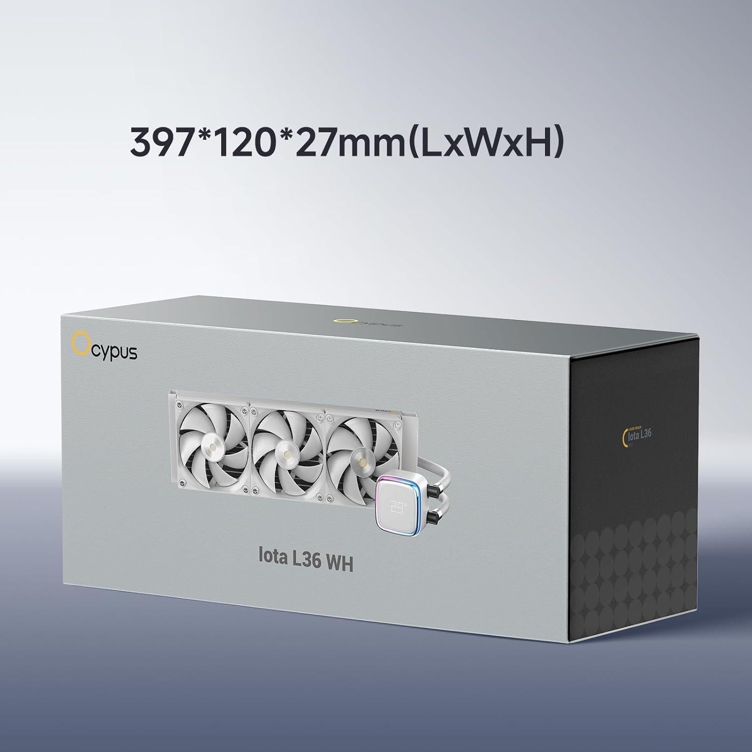 Enfriador Líquido de CPU Ocypus Iota L36 360mm ARGB Blanco