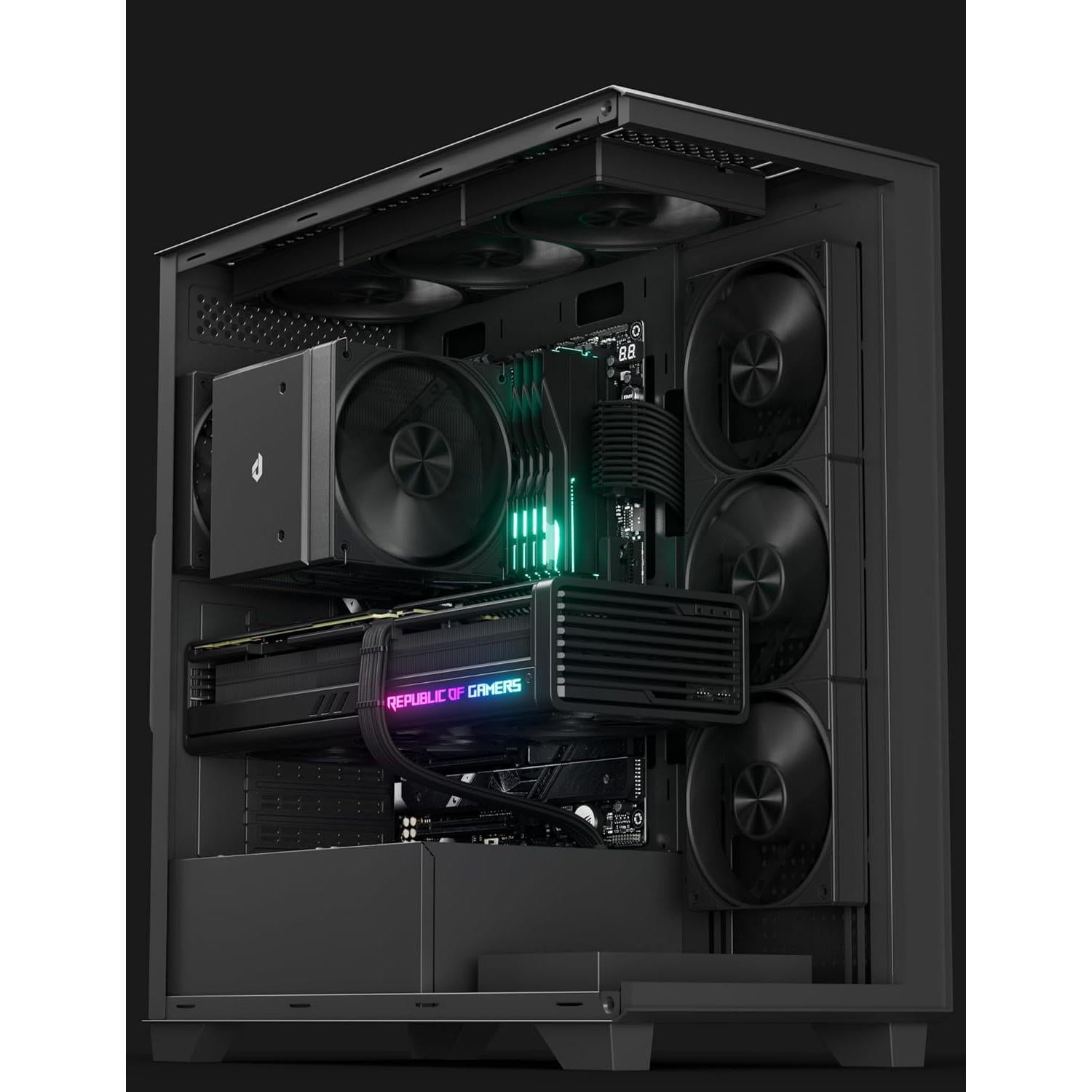 Enfriador de CPU upHere UE2K6 Doble Torre 120mm Negro