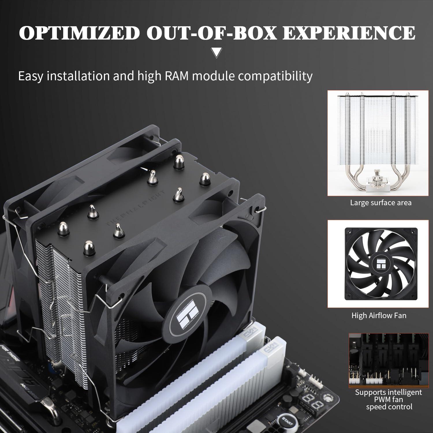 Enfriador de CPU Thermalright AX120 SE PLUS 148mm PWM