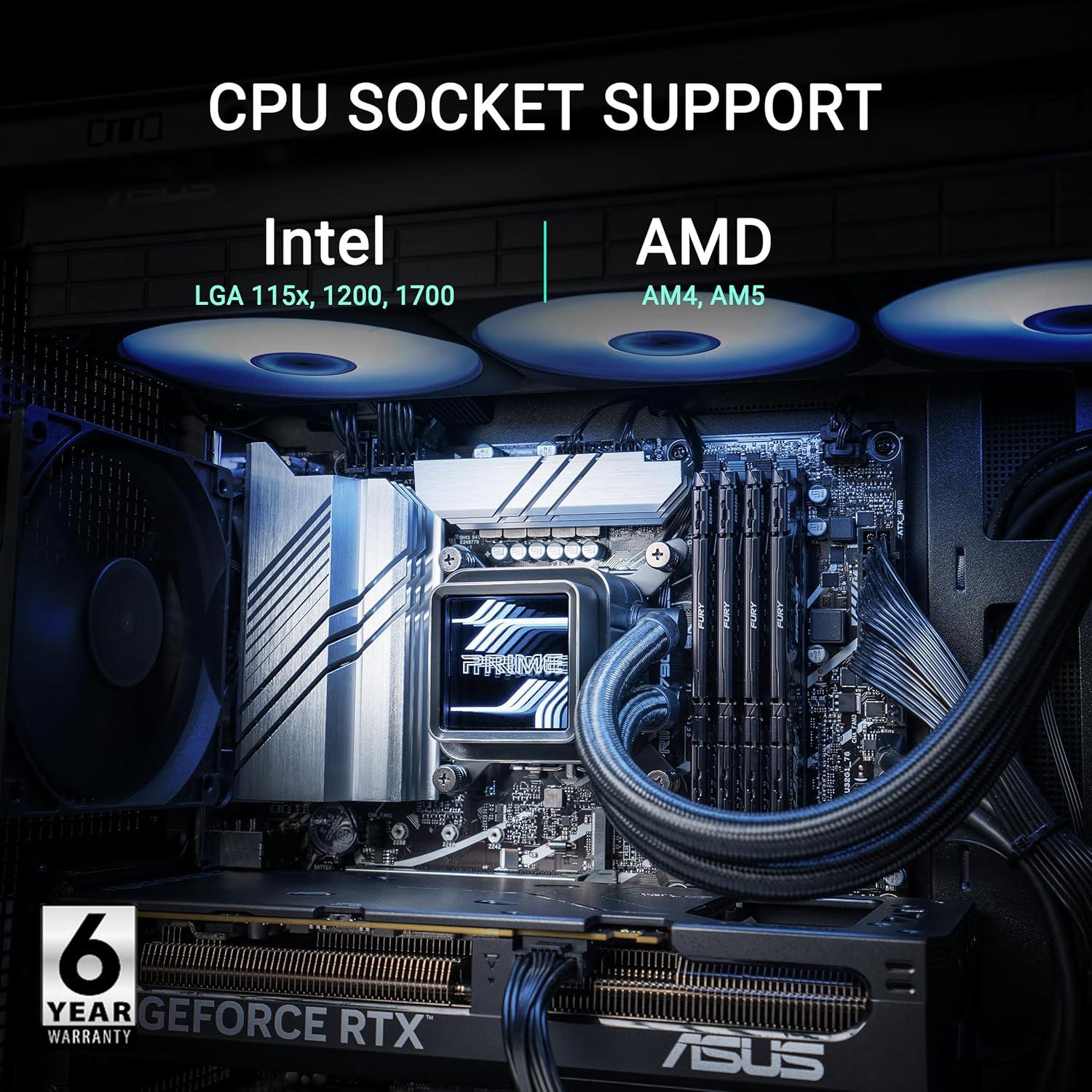 Enfriador líquido AIO ASUS Prime LC 360 ARGB para CPU