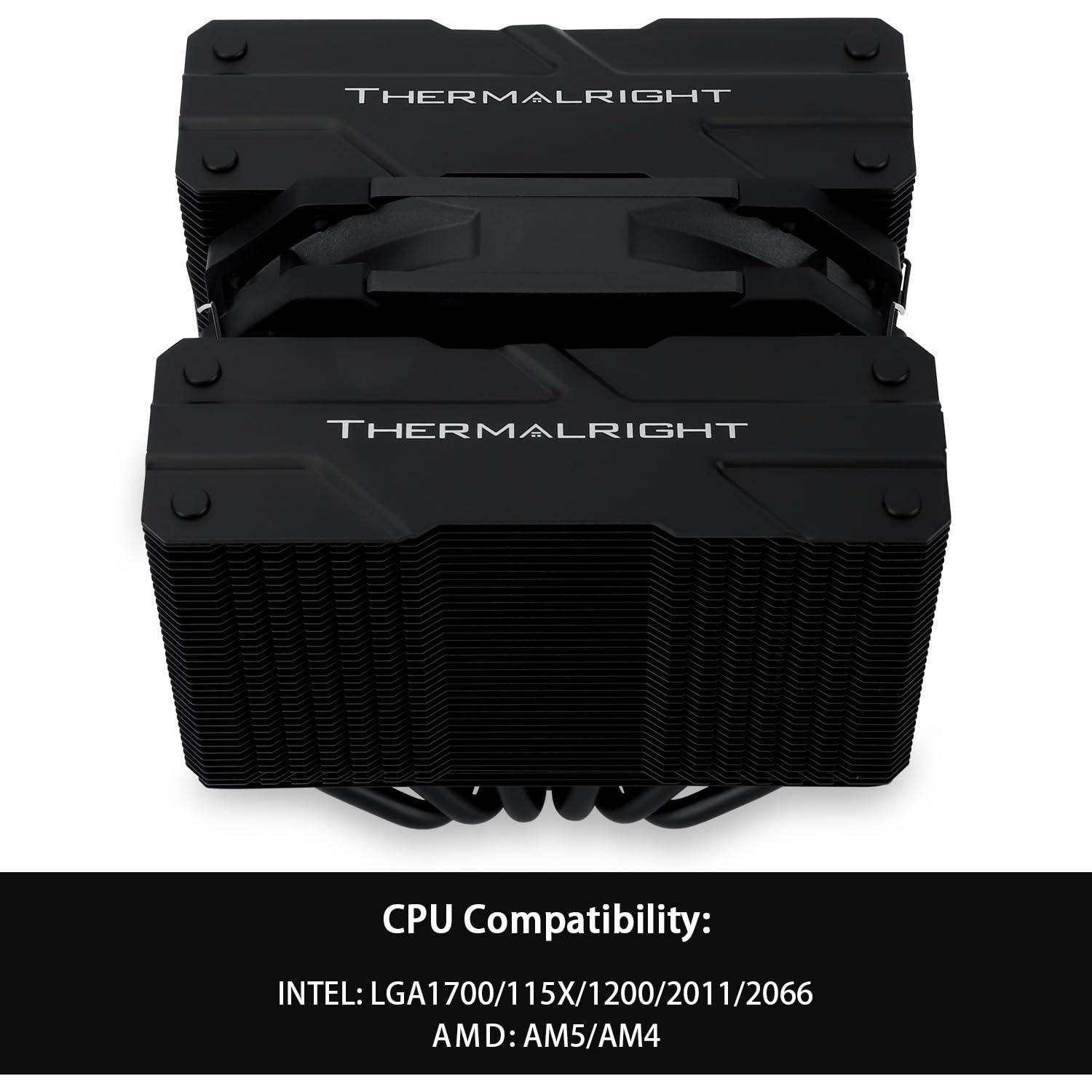Enfriador de CPU Thermalright PA120 Mini Negro 6 Tubos AGHP