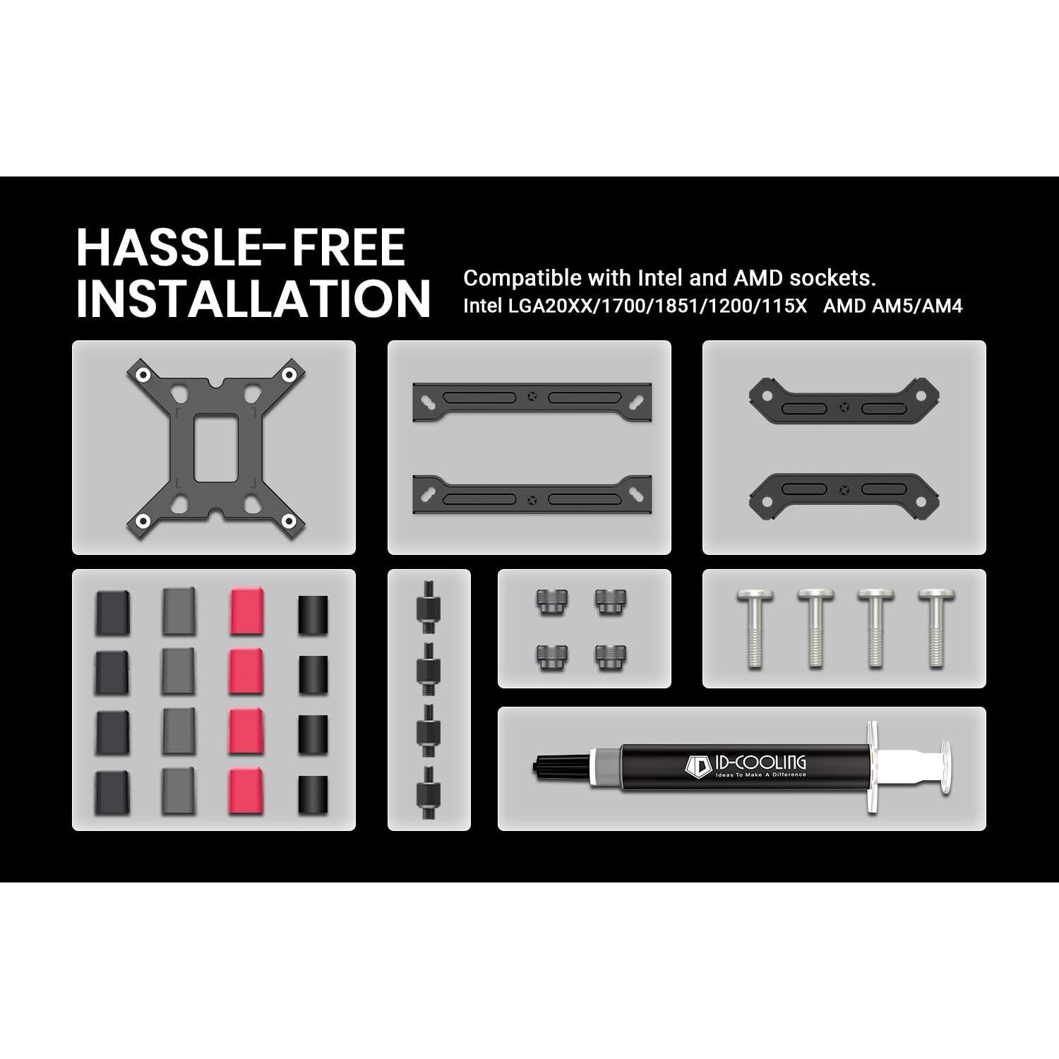 Enfriador de CPU ID-COOLING FROZN A720 Doble Torre 16.3 cm