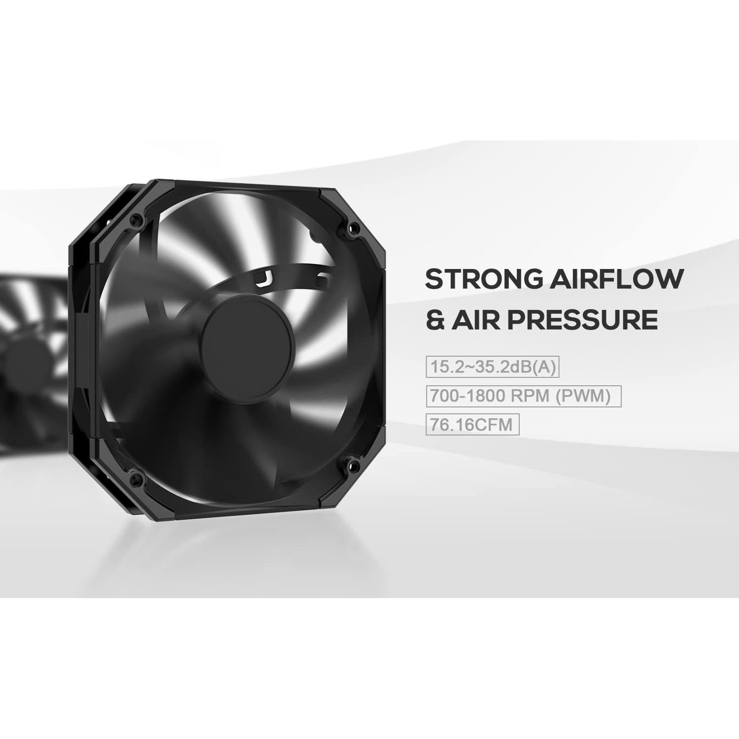 Enfriador de CPU ID-COOLING SE-207-XT Slim 135mm Doble Torre