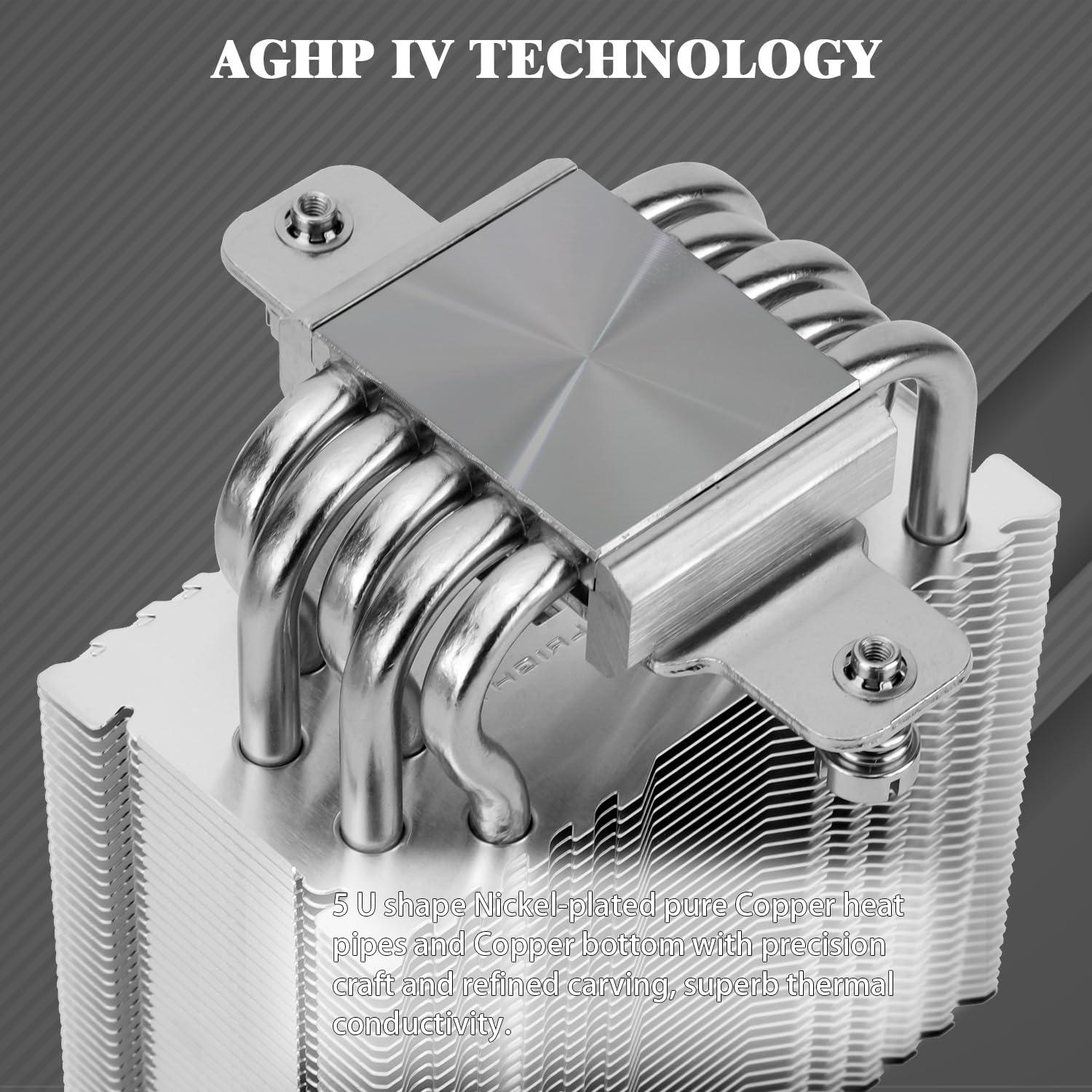 Enfriador de CPU Thermalright Assassin King 90 V2, 5 tubos de calor