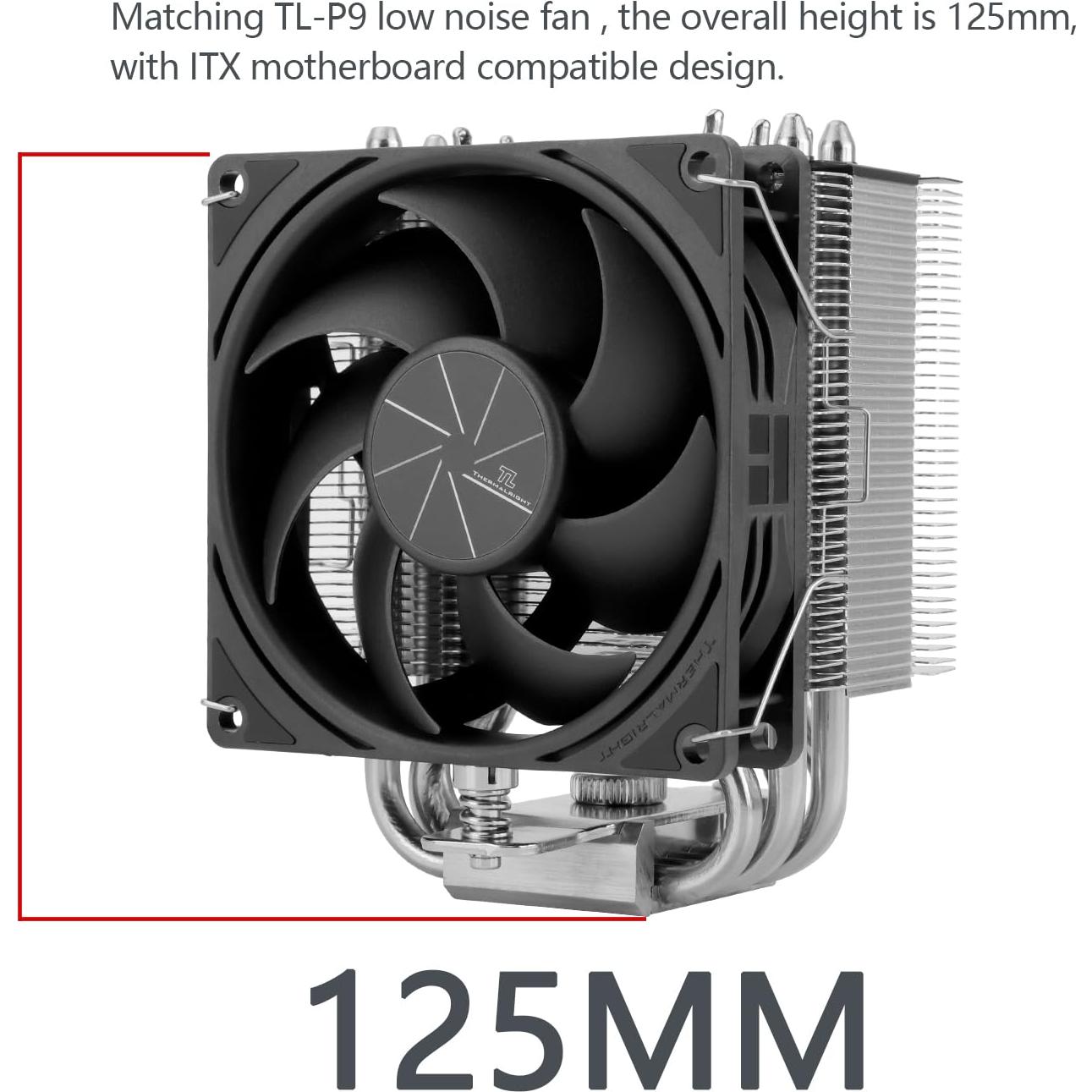 Enfriador de CPU Thermalright Assassin King 90 V2, 5 tubos de calor