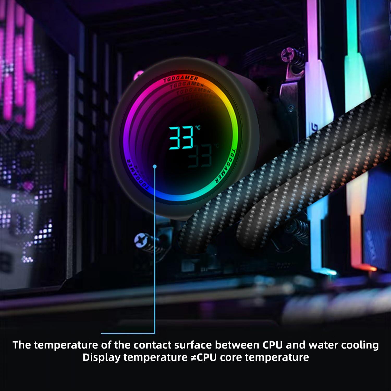 Refrigeración Líquida TGDGAMER T-360MM ARGB 3 Ventiladores 120mm