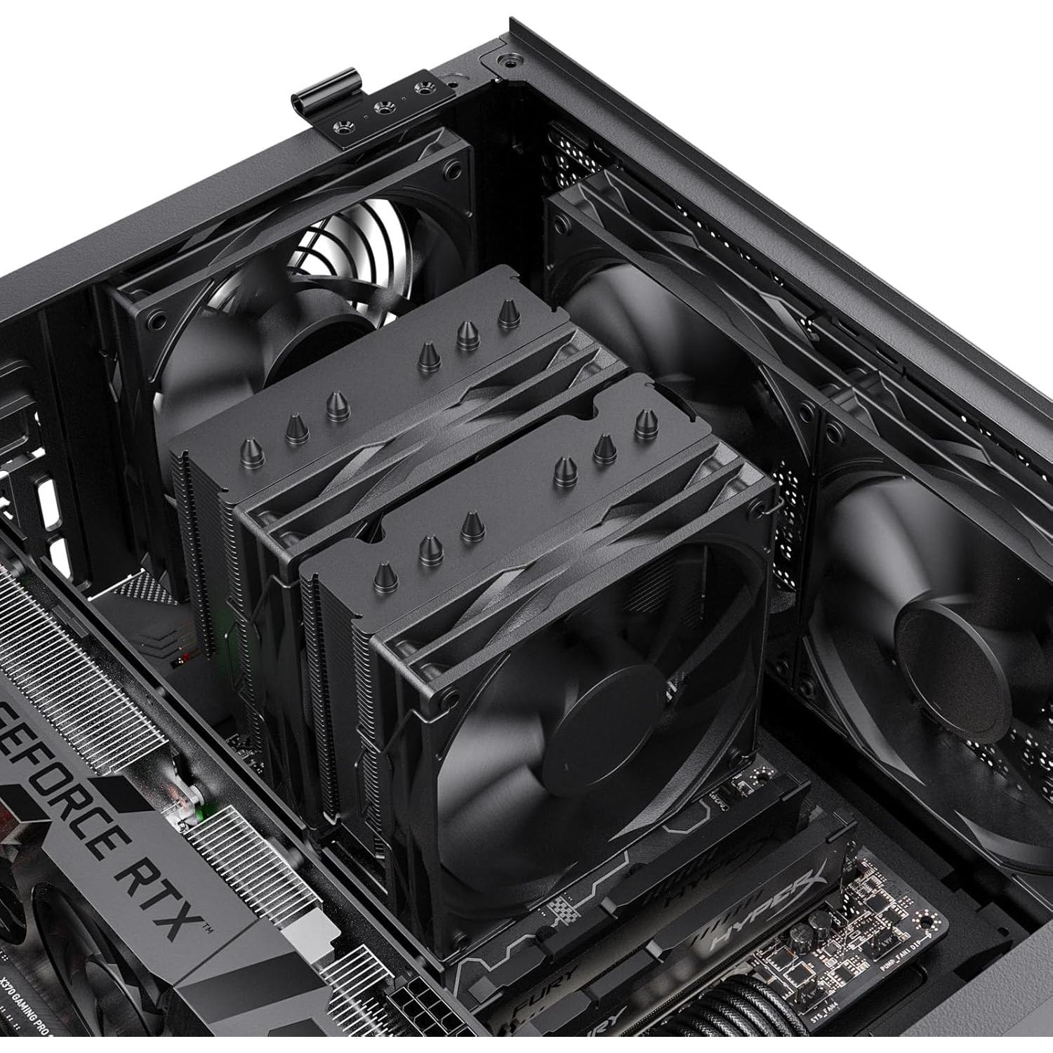 Enfriador de CPU DARKROCK DT6 Torre Doble 6 Tubos Cobre 120mm