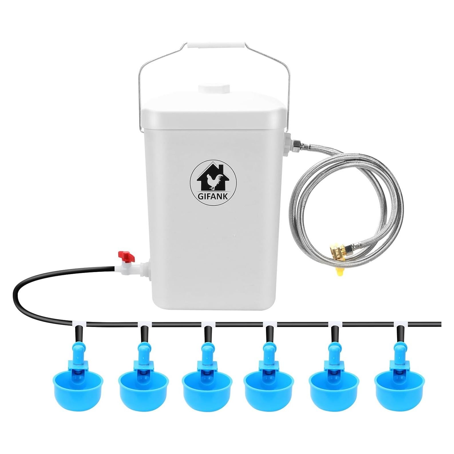 Dispensador Automático de Agua para Aves GIFANK 3 Galones