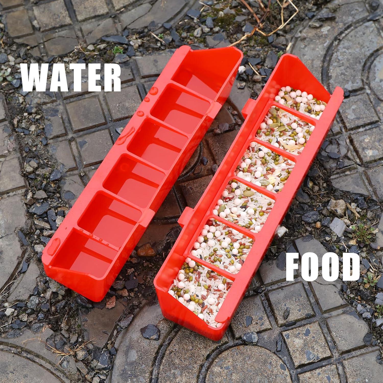 Paquete de 4 Comederos para Aves TOHONGADON 26x7x6cm