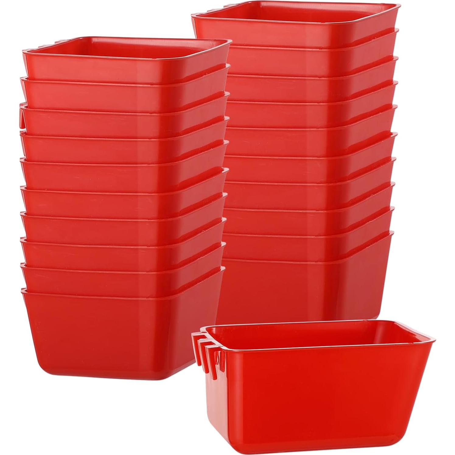 20 Tazas de Alimentación Colgantes Tideme para Aves 473 ml