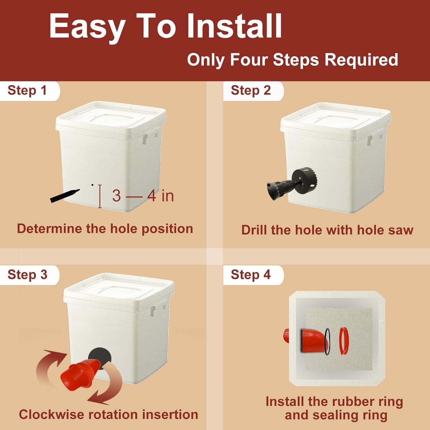 Juego Comedero y Bebedero Automático para Pollos Aopchry 8 Tazas