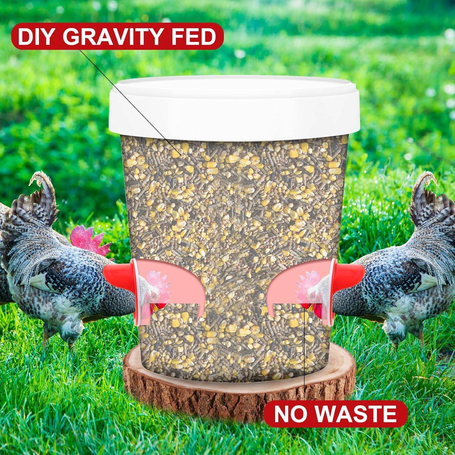 Kit de Alimentador y Bebedero Automático para Pollos GUGULL