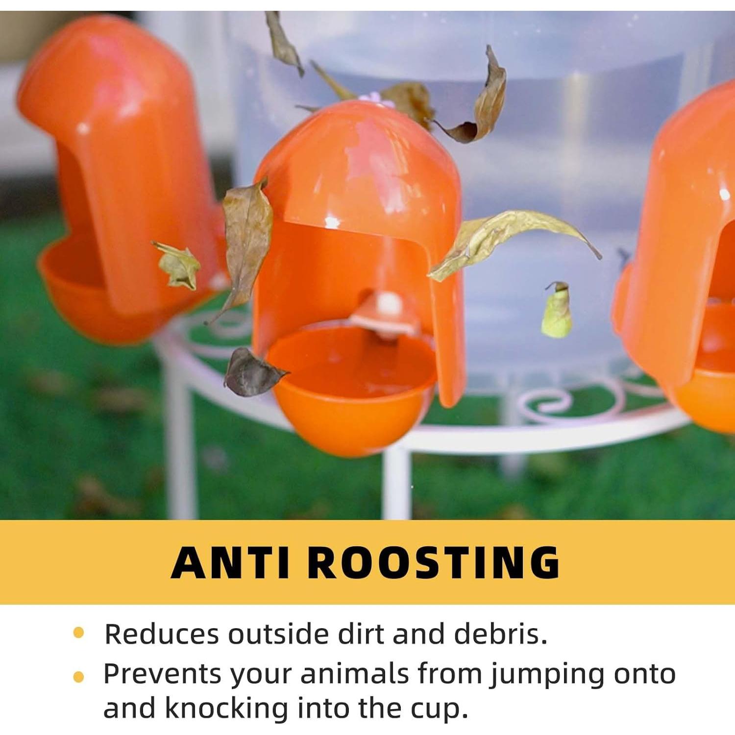 Tazas Automáticas para Beber Agua de Aves de Corral LEWINHOOK - Paquete de 5, 7.37 cm