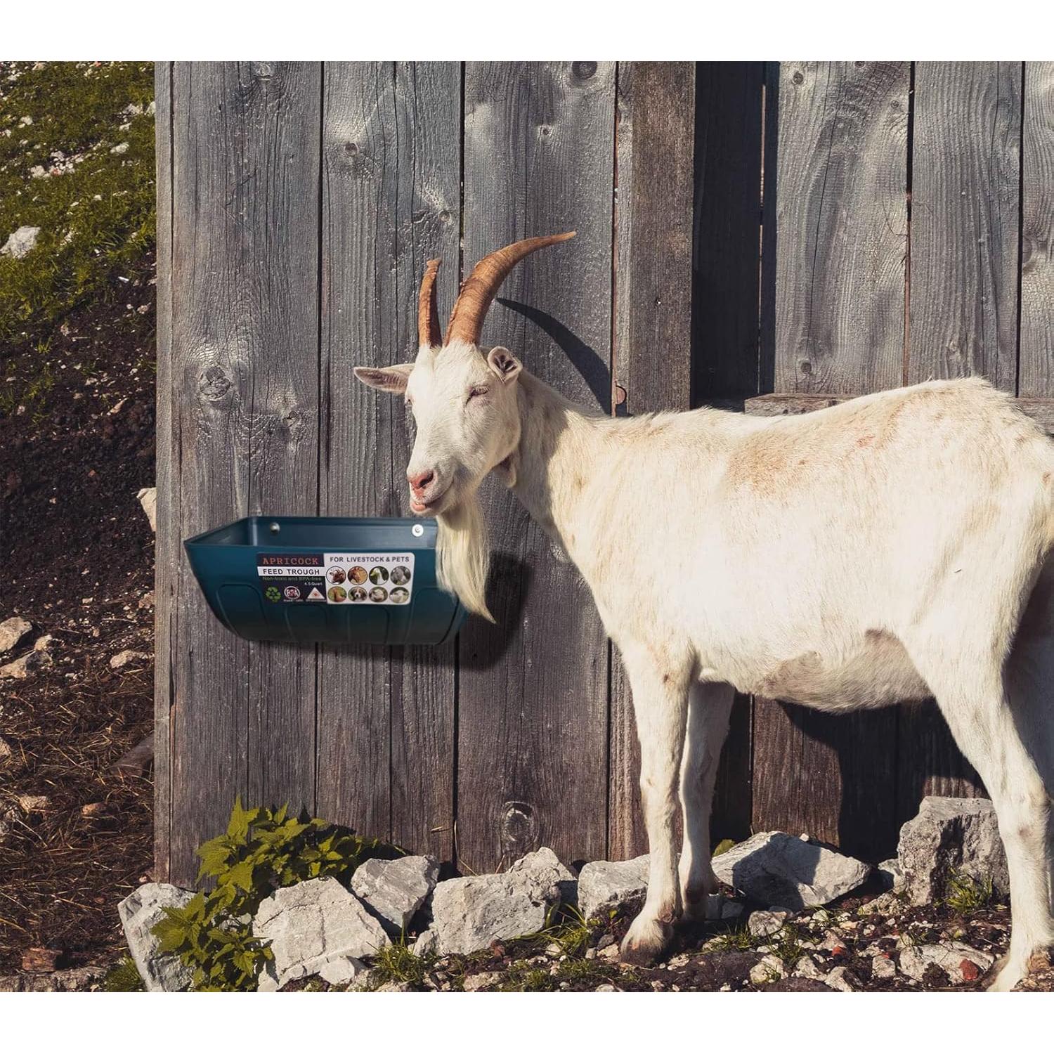 Comedero y Bebedero para Animales APRICOCK - 5.2 Litros, Paquete de 2