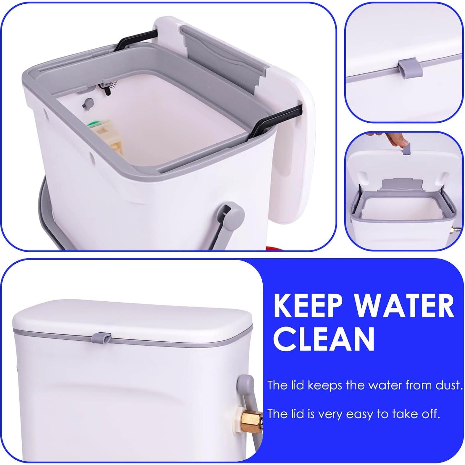 Abrevadero Automático ZHEQOGZH 7.57L con Válvula Flotador