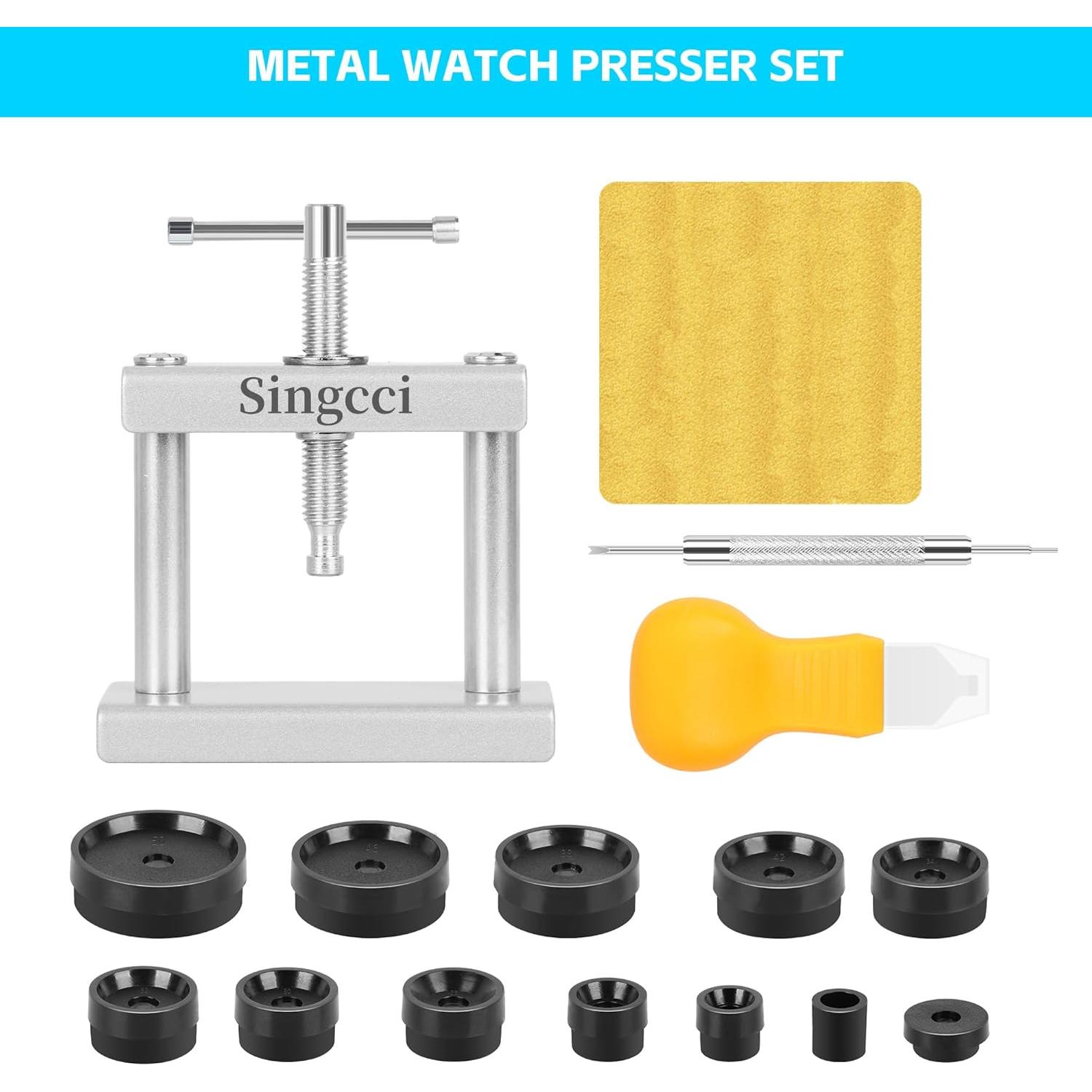 Juego de Herramientas Prensa de Reloj HAO DA con 12 Moldes