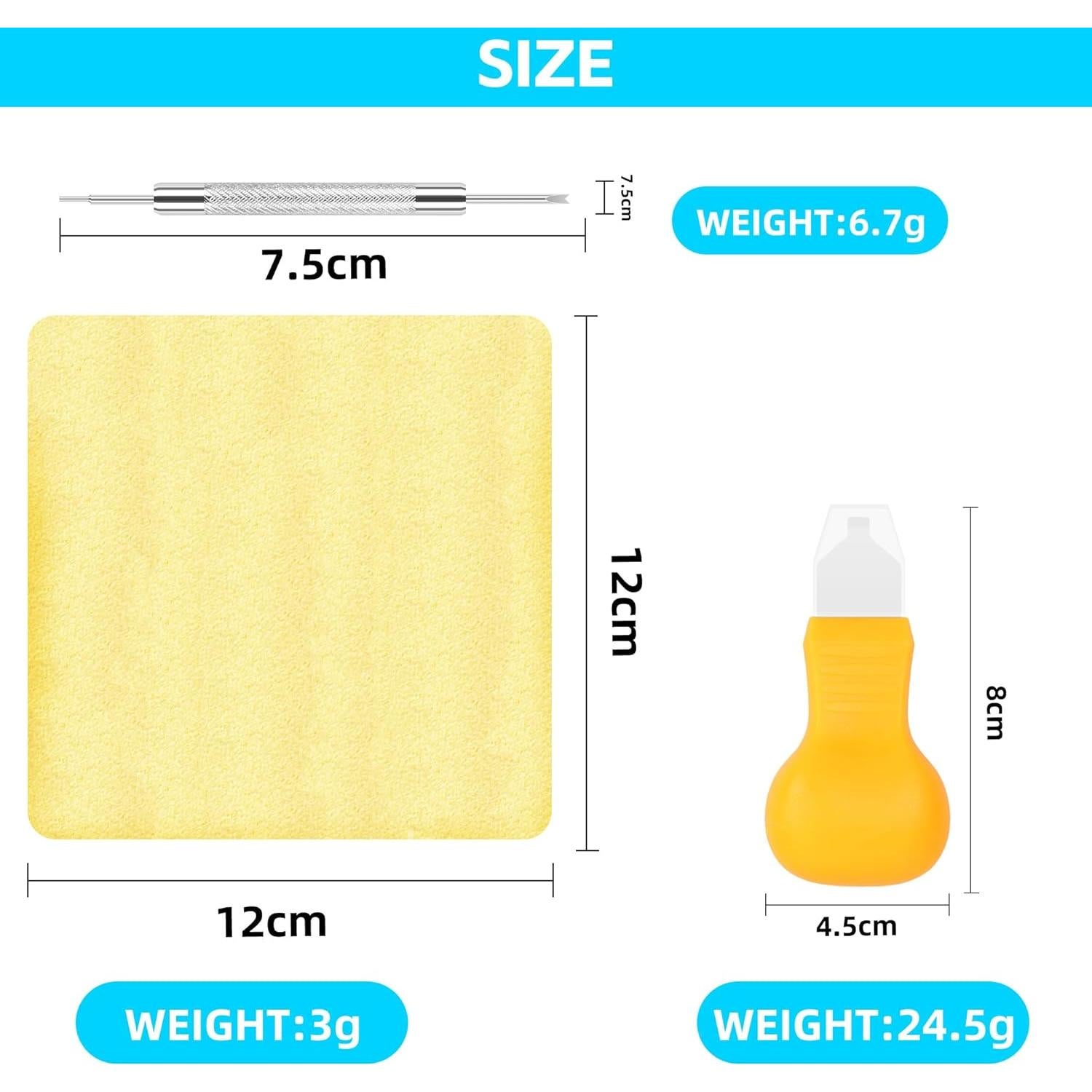 Juego de Herramientas Prensa de Reloj HAO DA con 12 Moldes