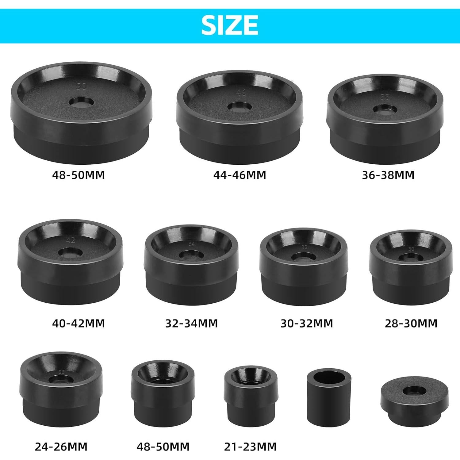 Juego de Herramientas Prensa de Reloj HAO DA con 12 Moldes