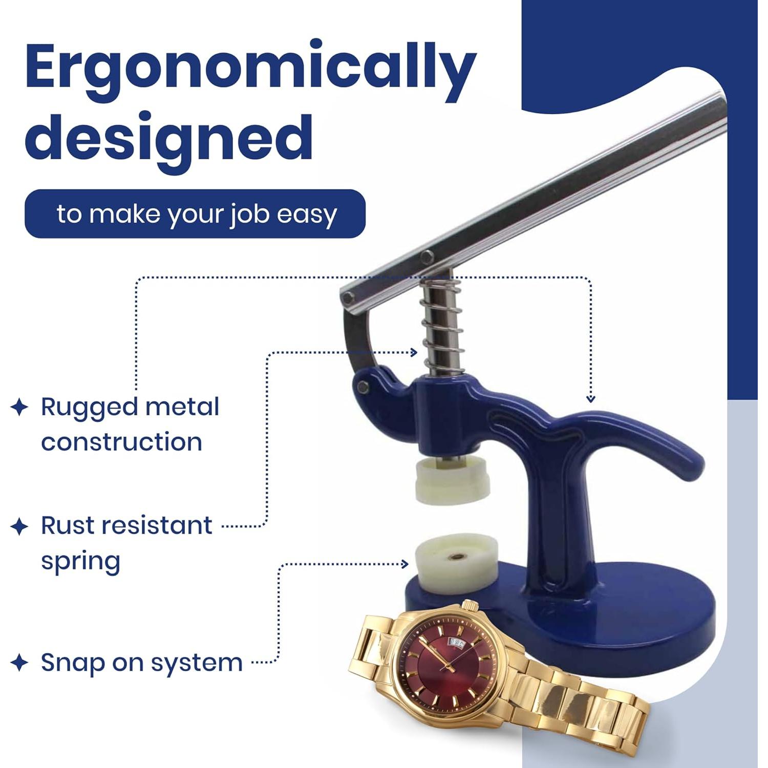 Prensa para Reloj Gadgetime - Herramienta de Cierre de Cubierta