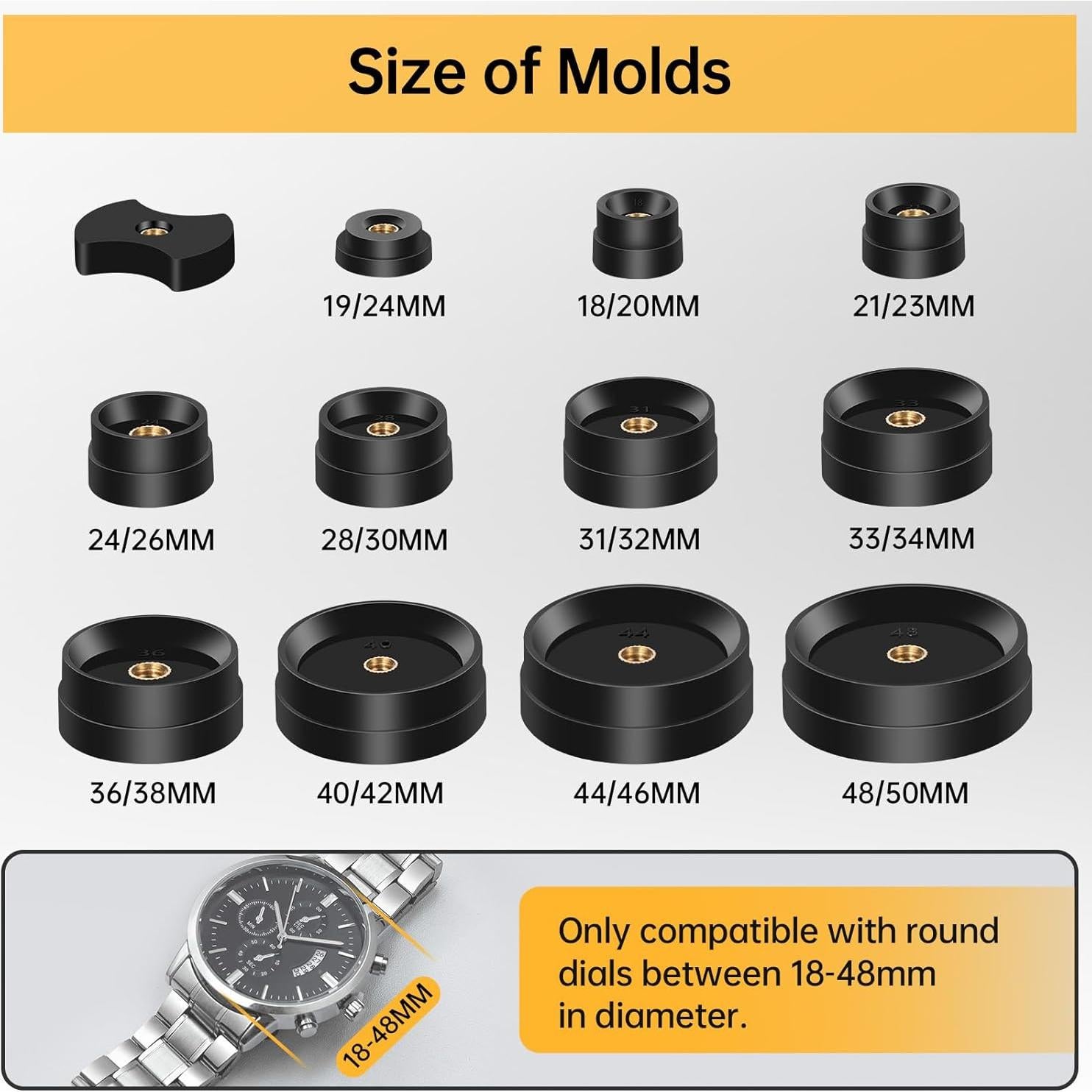 Kit de Herramientas para Reloj Eventronic 14 Piezas 18-50mm