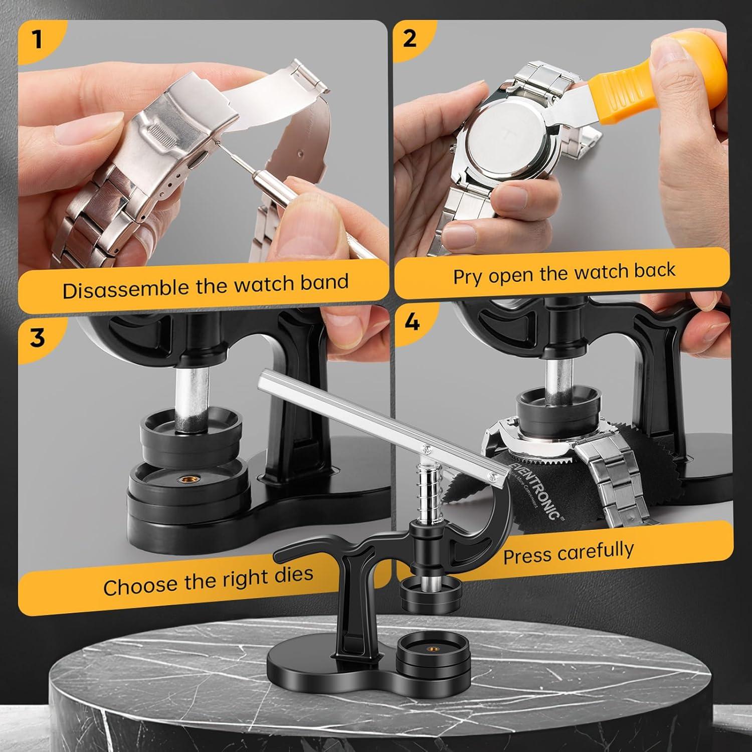 Kit de Herramientas para Reloj Eventronic 14 Piezas 18-50mm