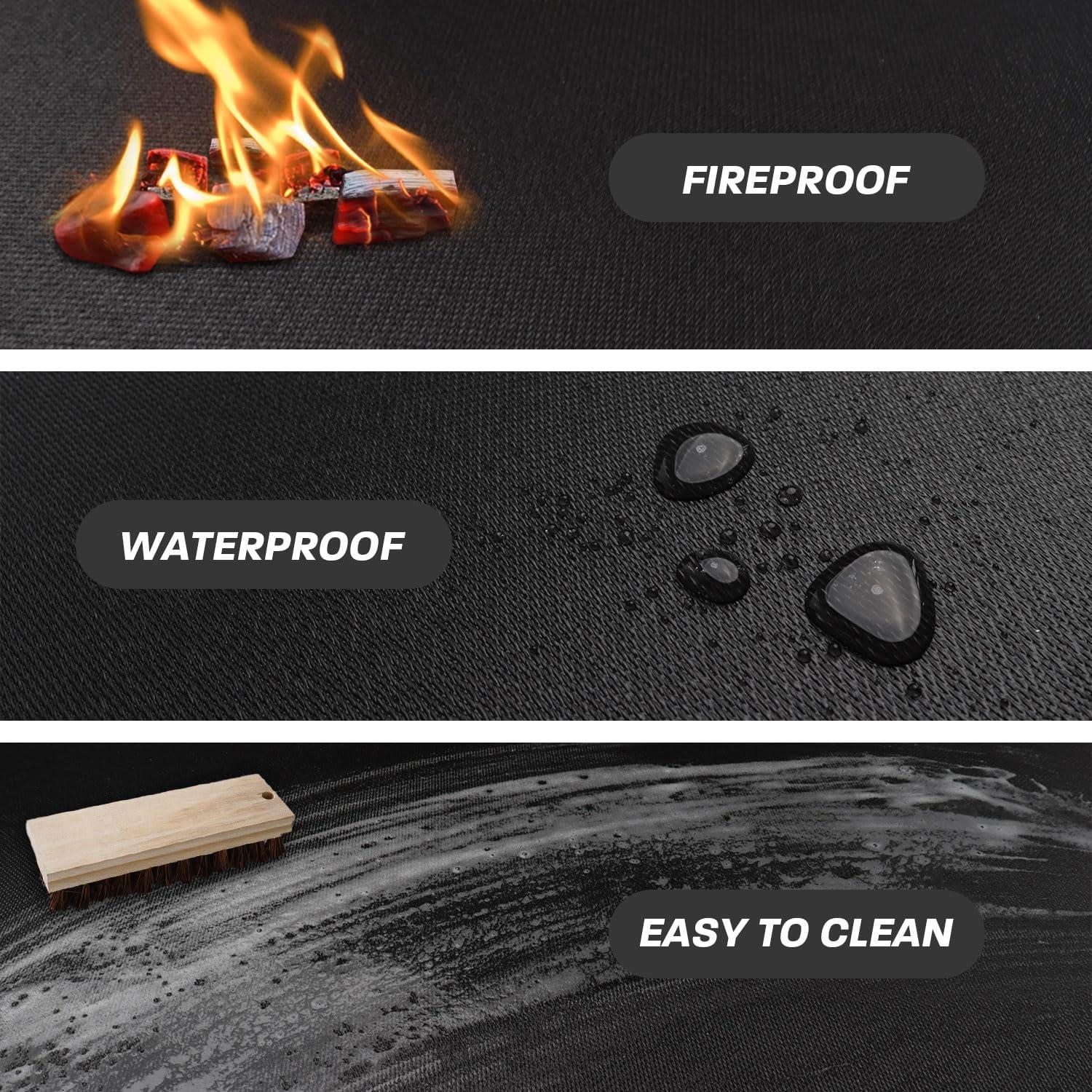 Mat de Fuego Redondo Rumlick 91 cm para Solo Stove Bonfire