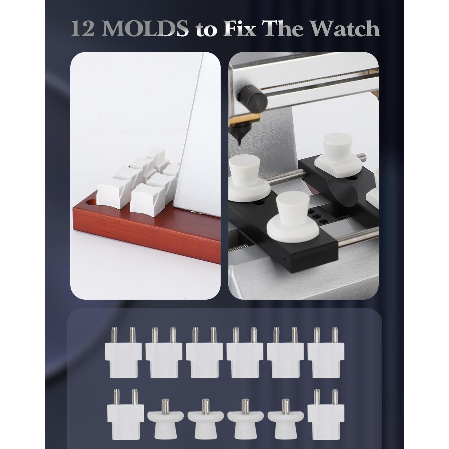 Abridor de Caja de Reloj Semme 5700 con 6 Accesorios