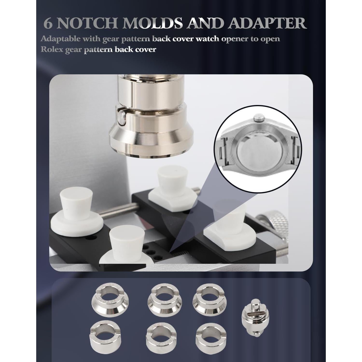 Abridor de Caja de Reloj Semme 5700 con 6 Accesorios