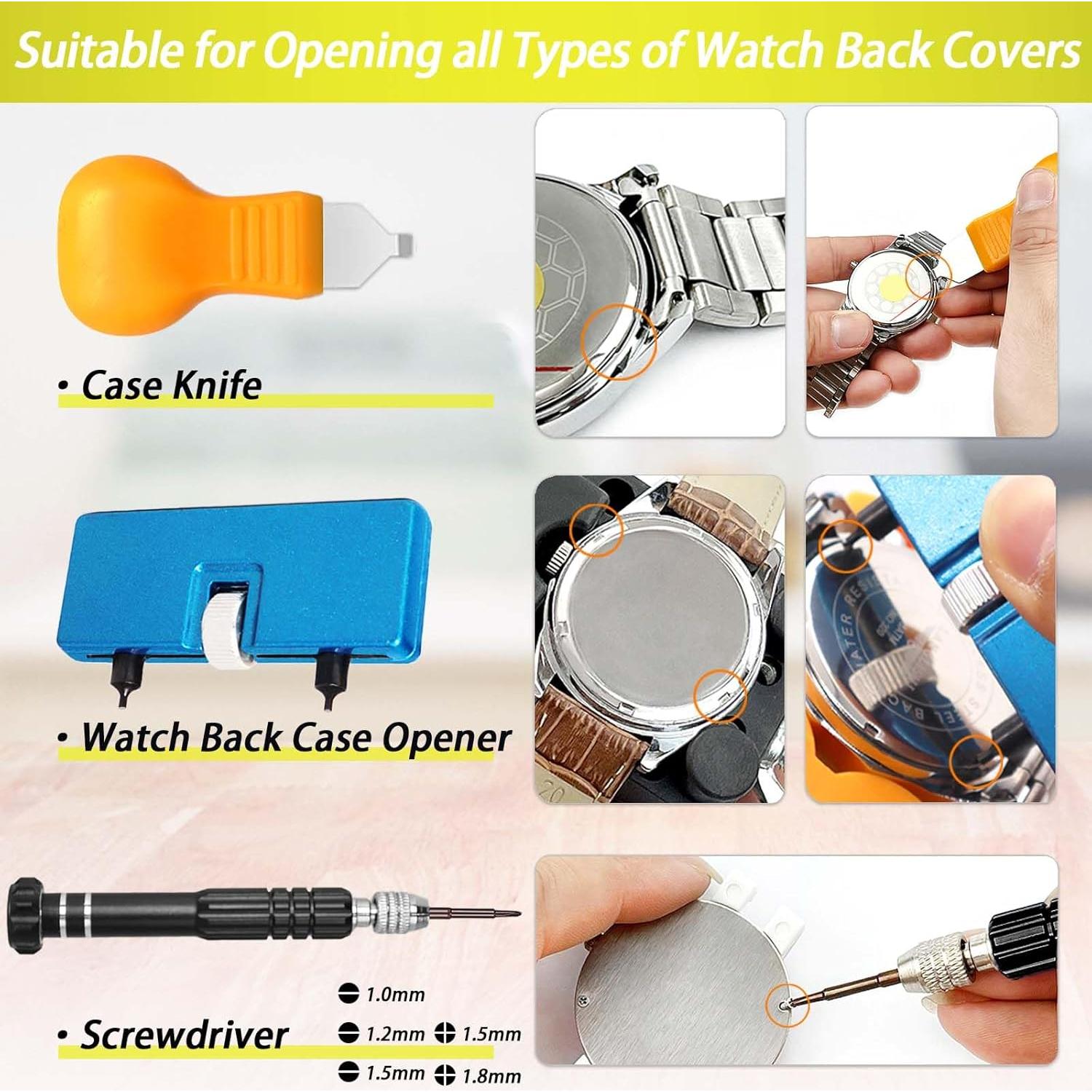 Kit de Herramientas de Reparación de Reloj GLDCAPA WT1009