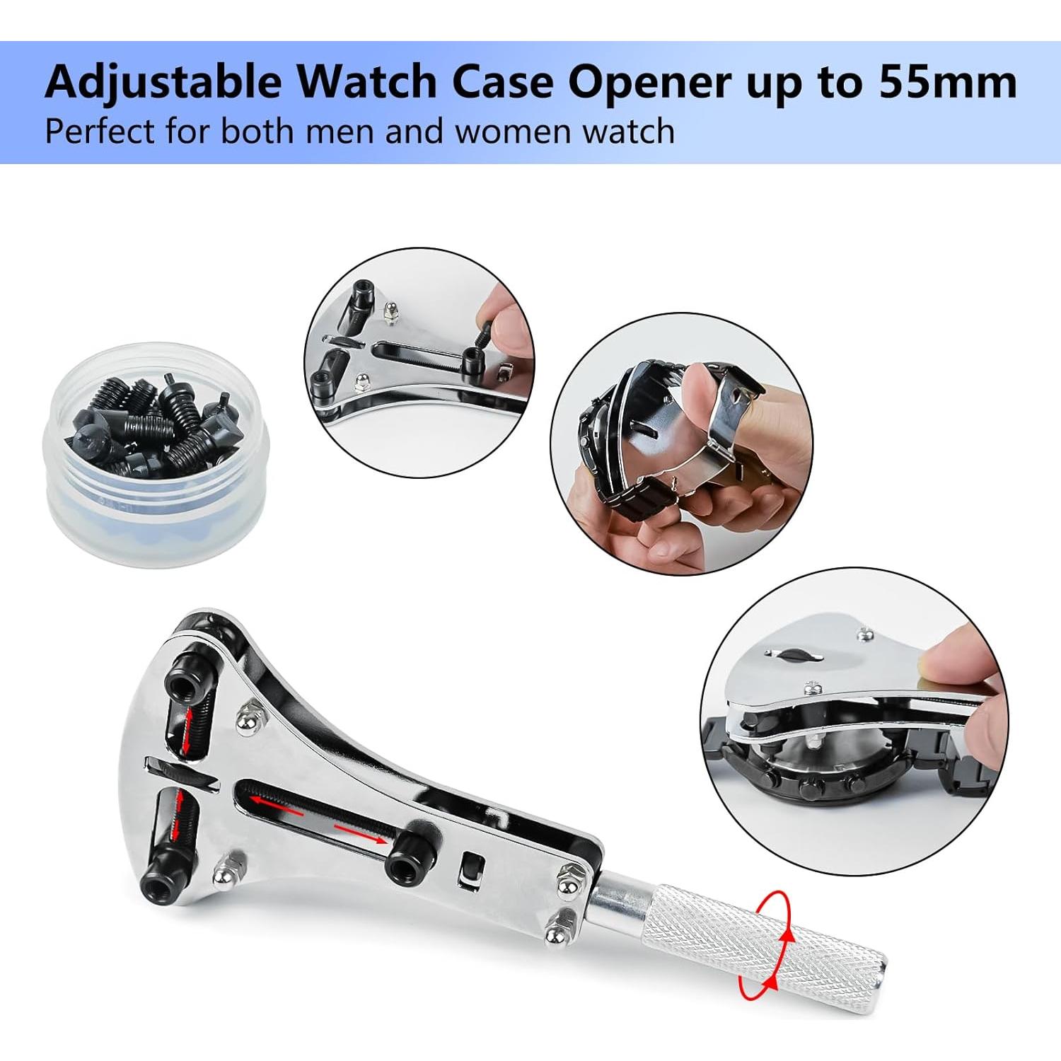 Kit de Herramientas de Reparación de Reloj ZISTEL con Estuche