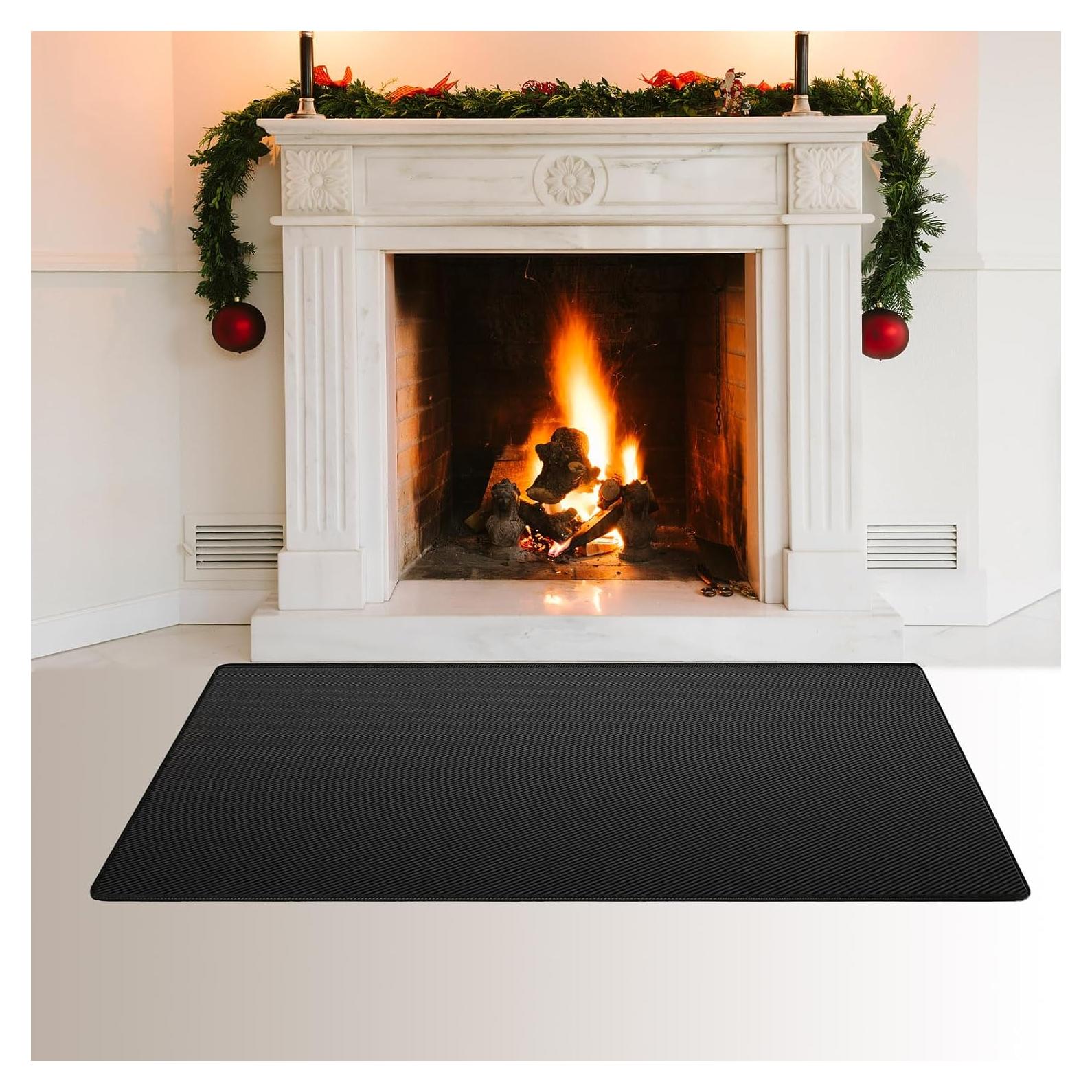Alfombra Ignífuga Tirifer 106.68x60.96 cm para Chimenea