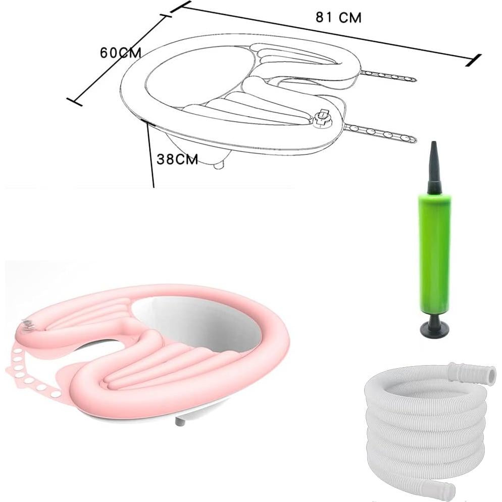Tazón Inflable para Champú Peaoop - Lavabo Portátil 20x10.5cm
