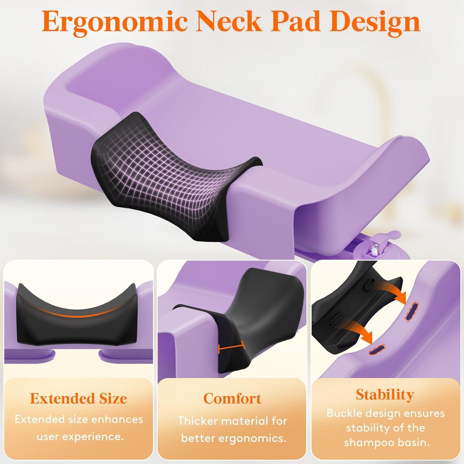 Estación de Lavado de Cabello Lifewit Morado para Niños