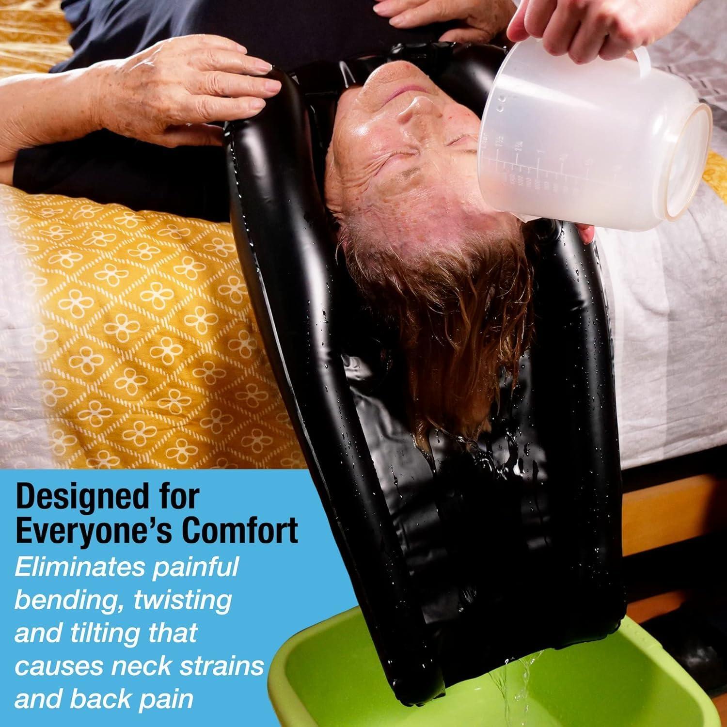 Bandeja Inflable para Lavado de Cabello Tilcare - 30cm x 60cm