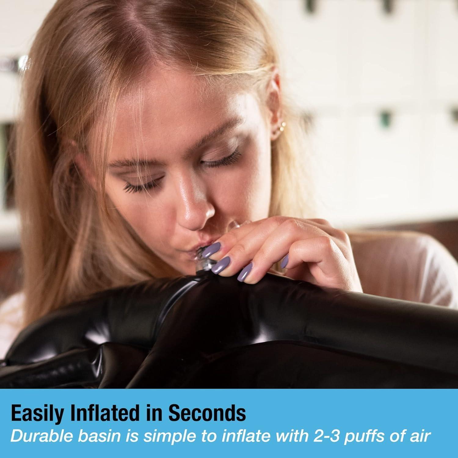 Bandeja Inflable para Lavado de Cabello Tilcare - 30cm x 60cm