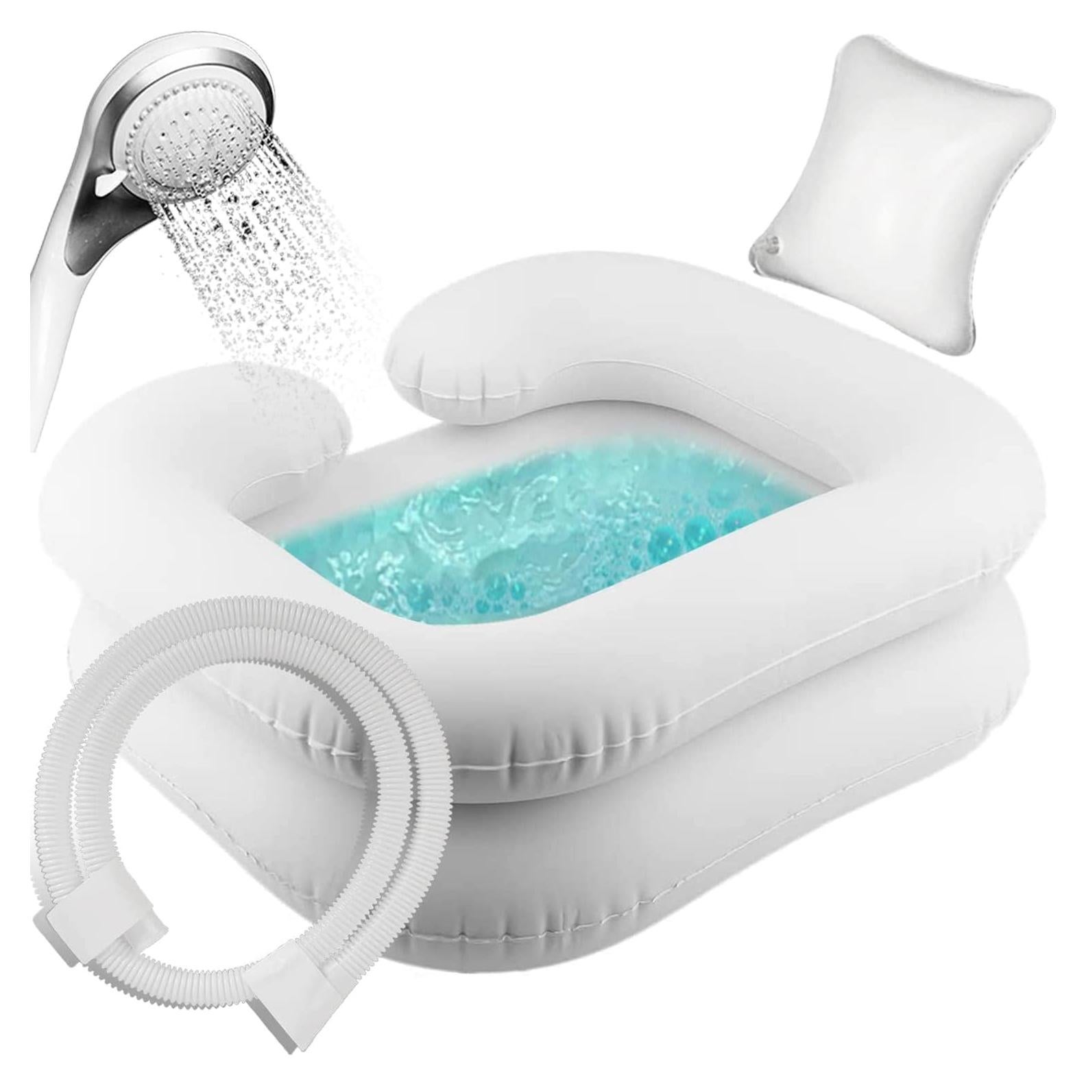 Bañera Inflable Goping para Lavado de Cabello con Almohada