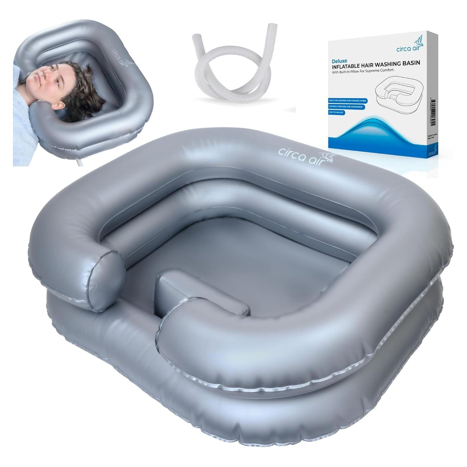 Basin Inflable para Lavado de Cabello Circa Air - Plateado