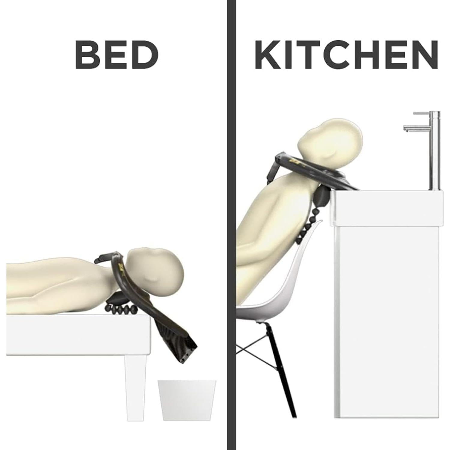 Lavabo Inflable Portátil Chrome Cherry para Lavar Cabello