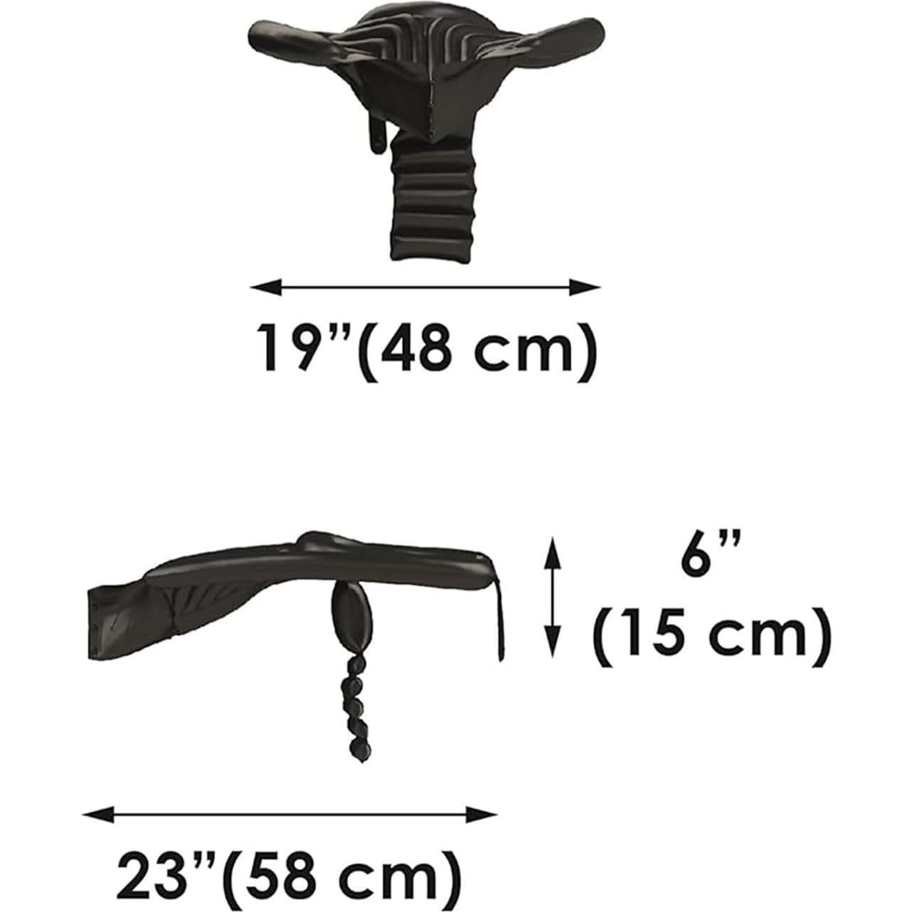 Lavabo Inflable Portátil Chrome Cherry para Lavar Cabello