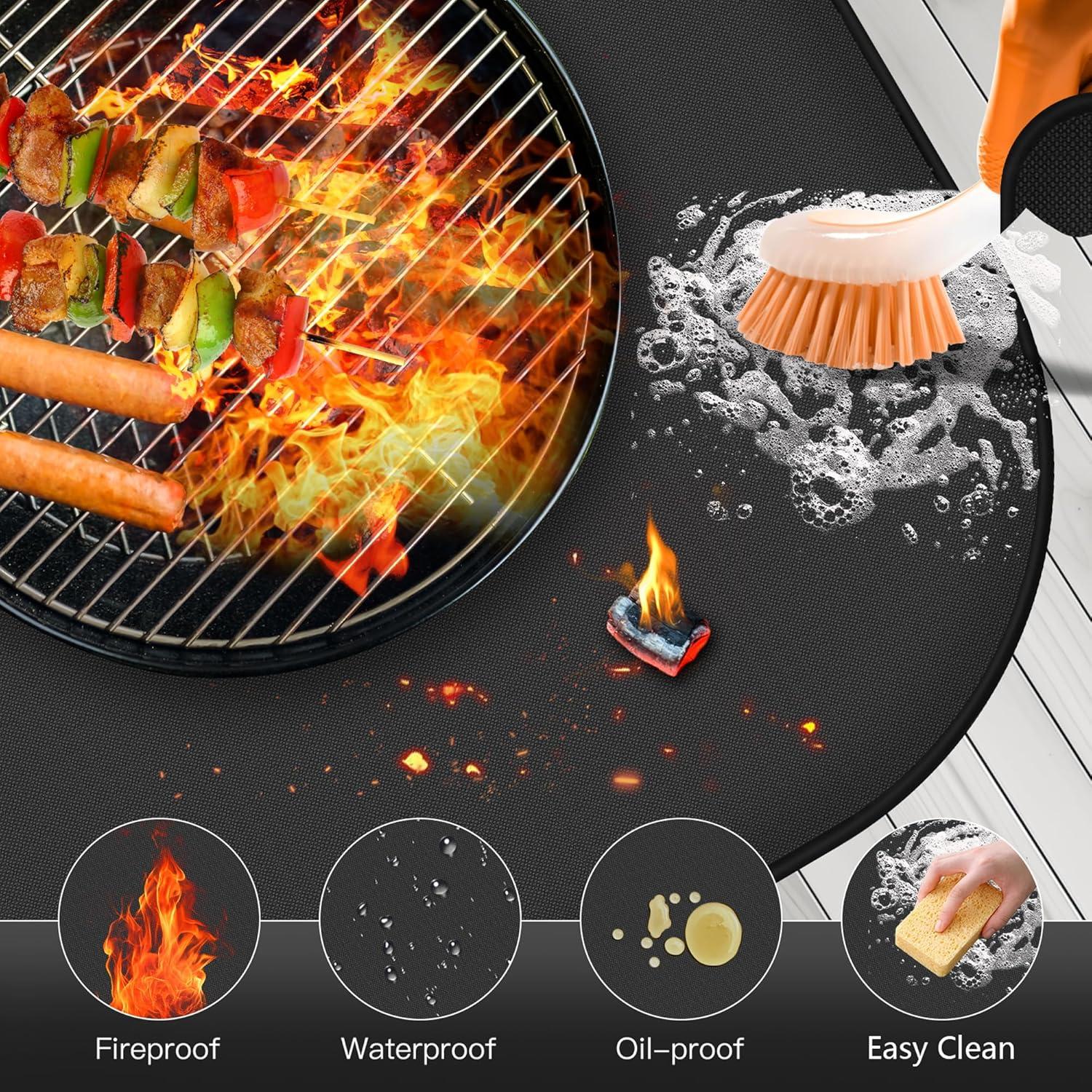 Alfombrilla a Prueba de Fuego y Agua ImnBest 150x100 cm