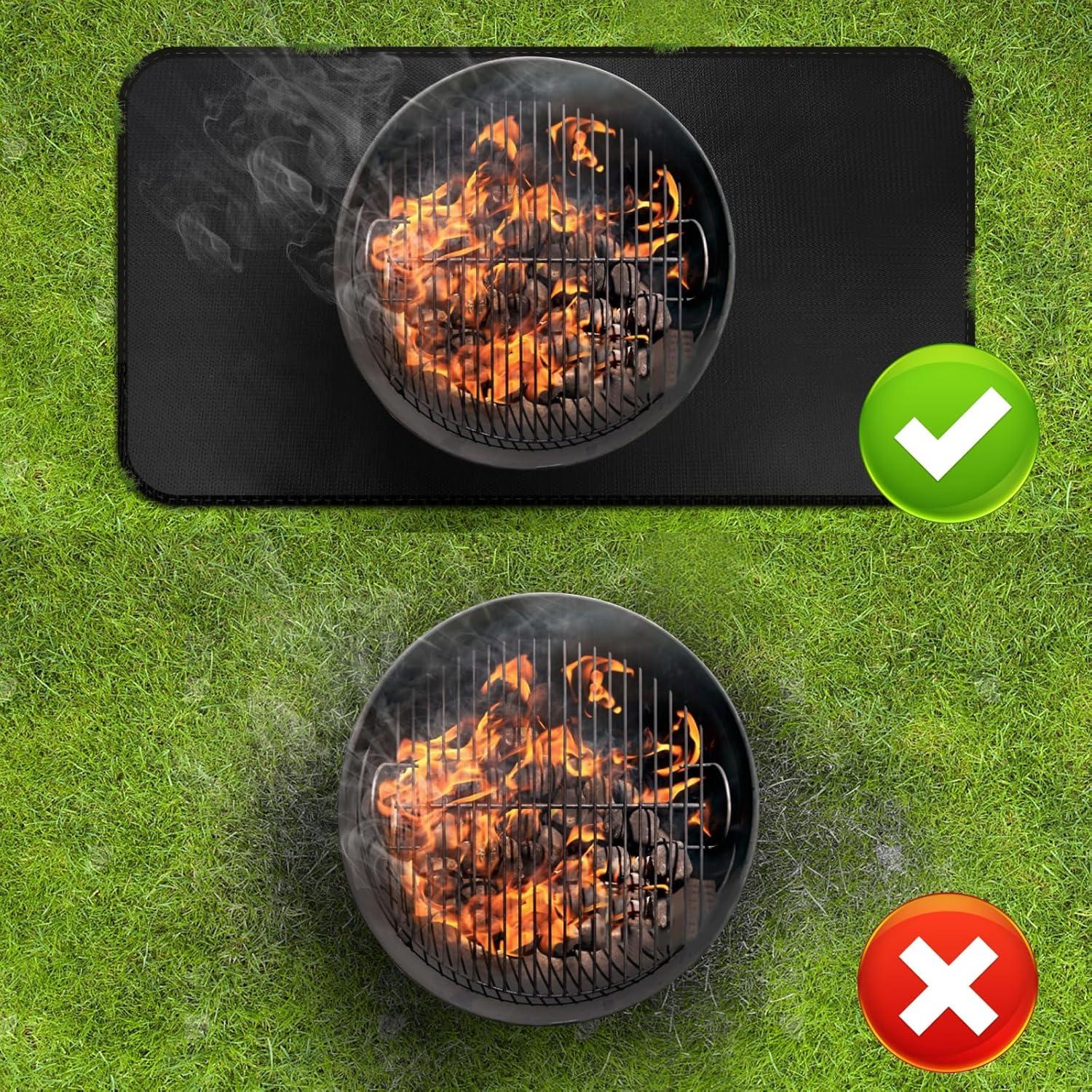 Mata de Parrilla a Prueba de Fuego HEATFOUNDER 152x102 cm