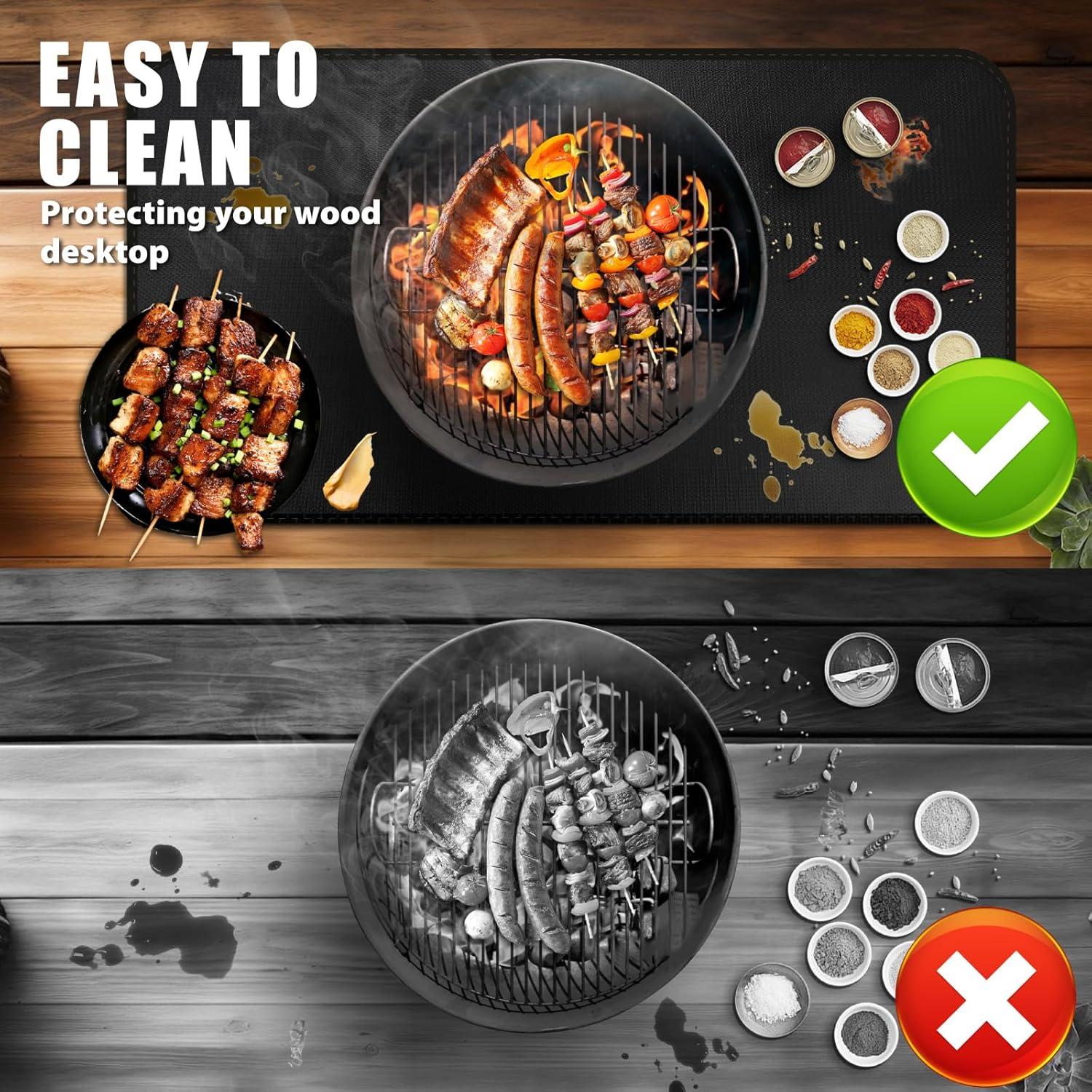 Mata de Parrilla a Prueba de Fuego HEATFOUNDER 152x102 cm