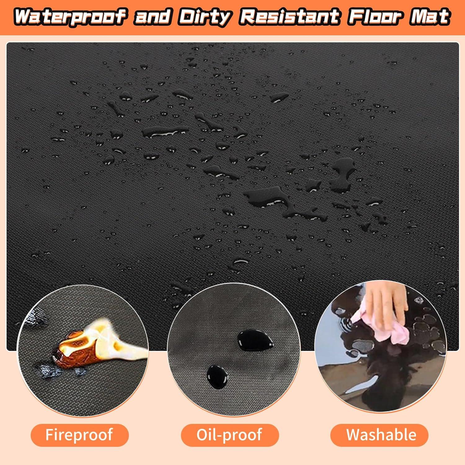 Alfombra Ignífuga Protalwell 137x76 cm para Chimenea