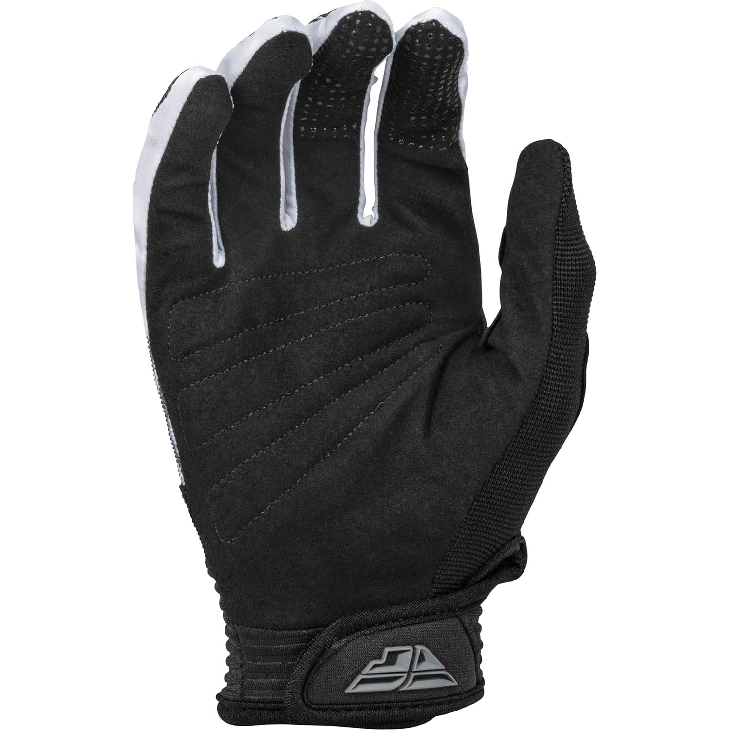 Guantes Fly Racing F-16 Juveniles Gris/Negro 3X-Pequeño
