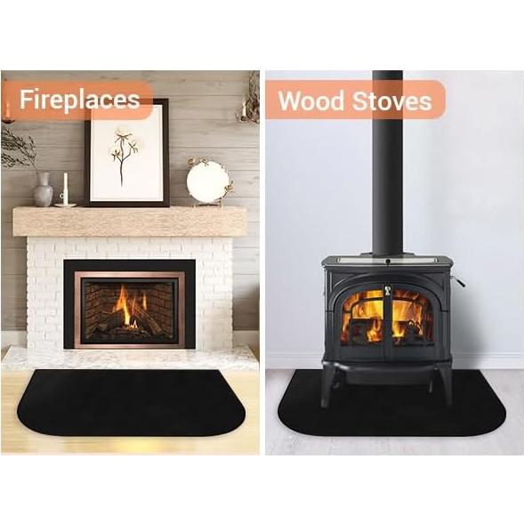 Alfombra para Chimenea Protalwell D 101.6x60.9 cm Resistente al Fuego