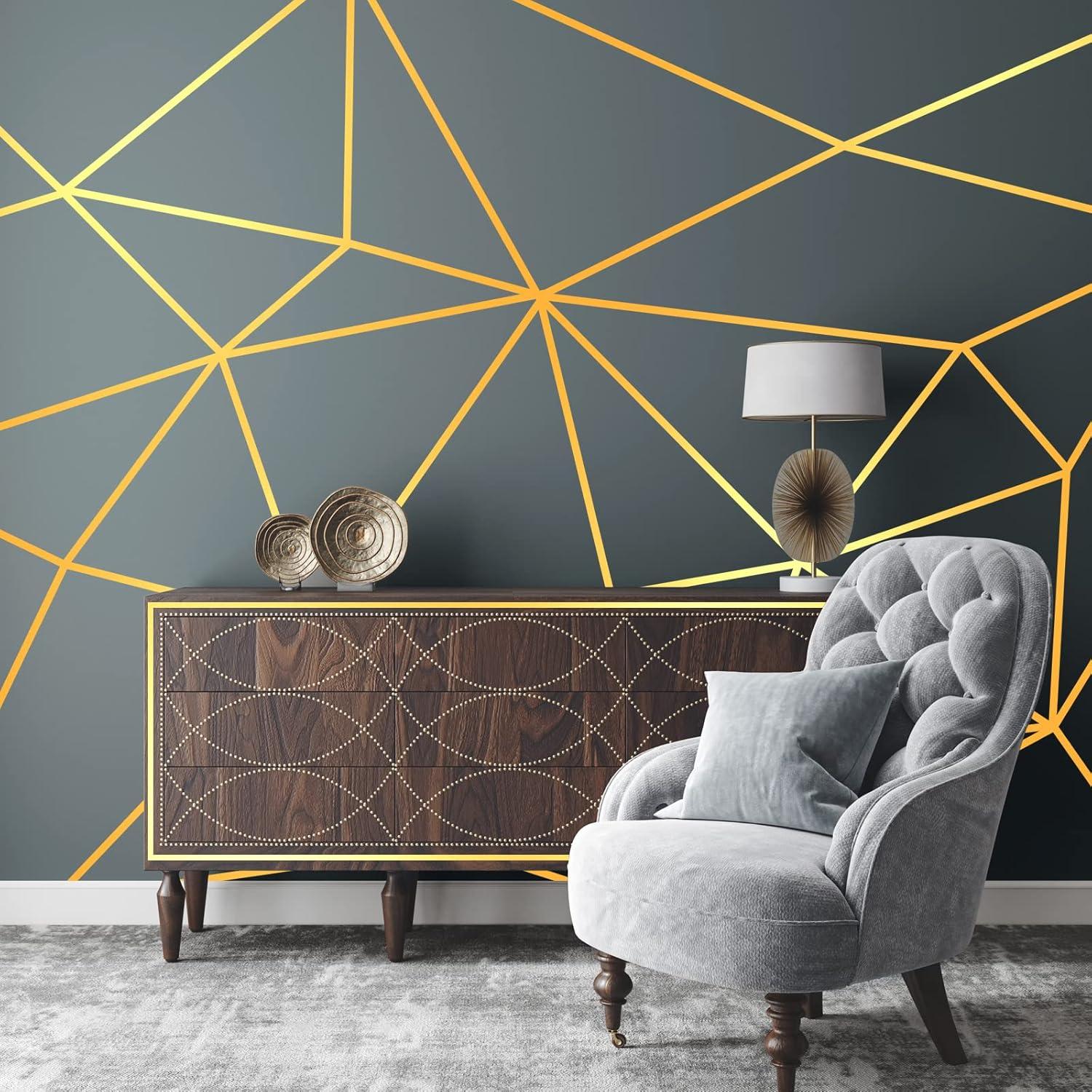 Cinta Washi Autoadhesiva Zonon 3 Rollos Oro 32.12x20.41cm