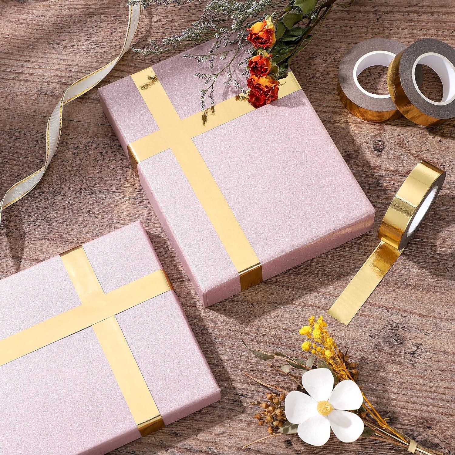 Set 2 Rollos Cinta Washi Dorada 15mm x 20m Fyguard